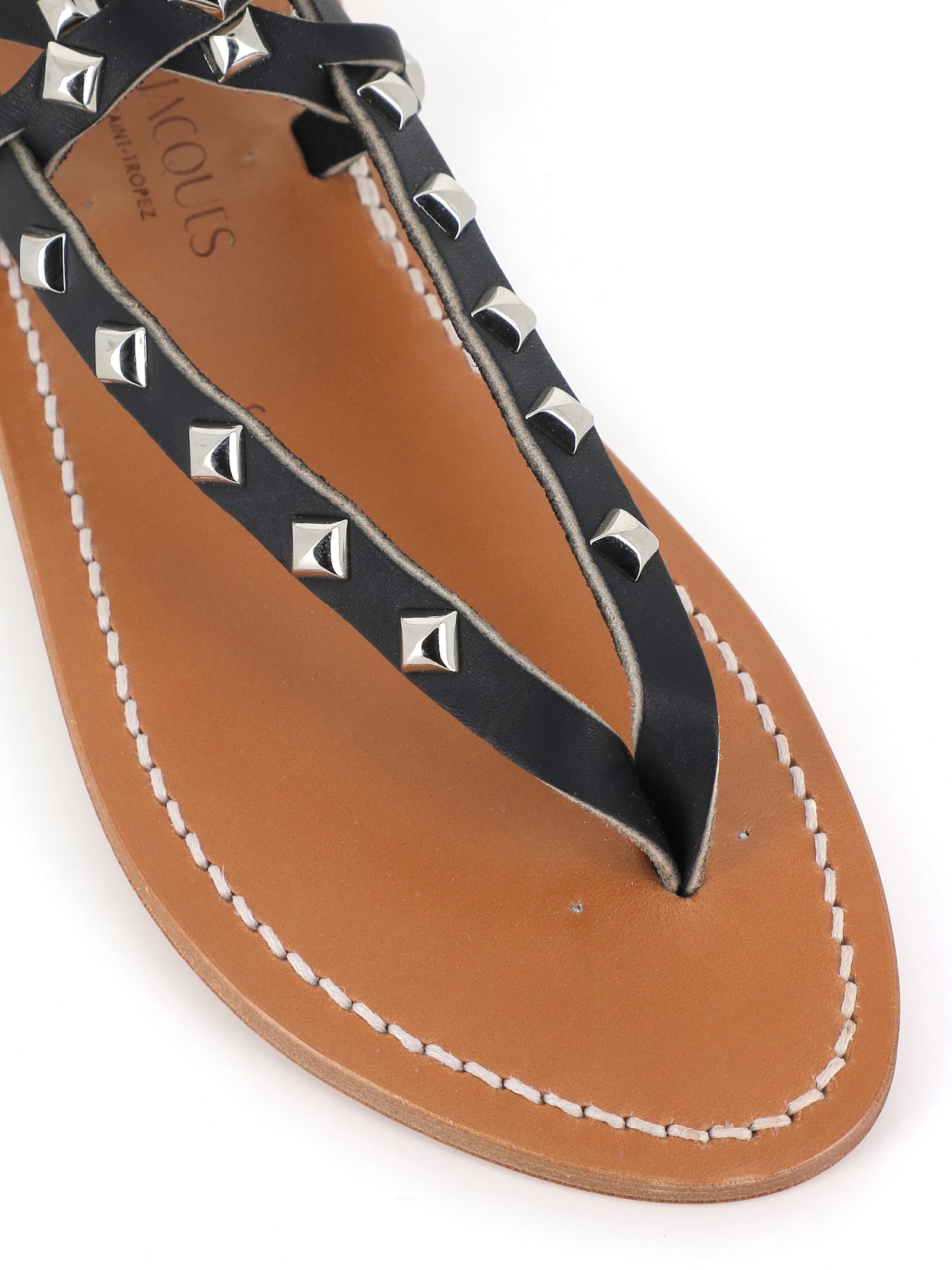 Kjacques K.jacques St.tropez Sandals Shoes In Black