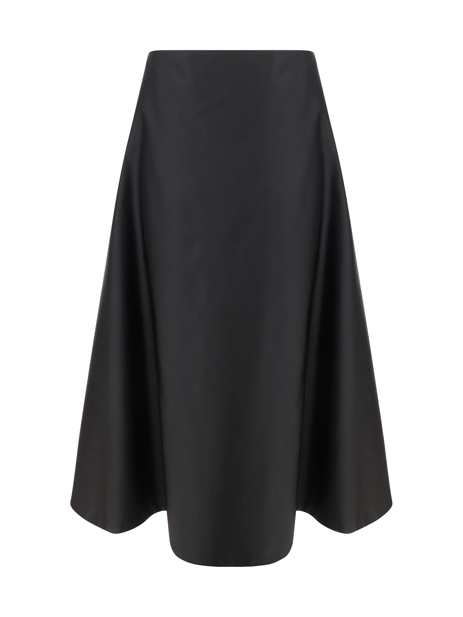 Shop Marni Midi Skirt In Black