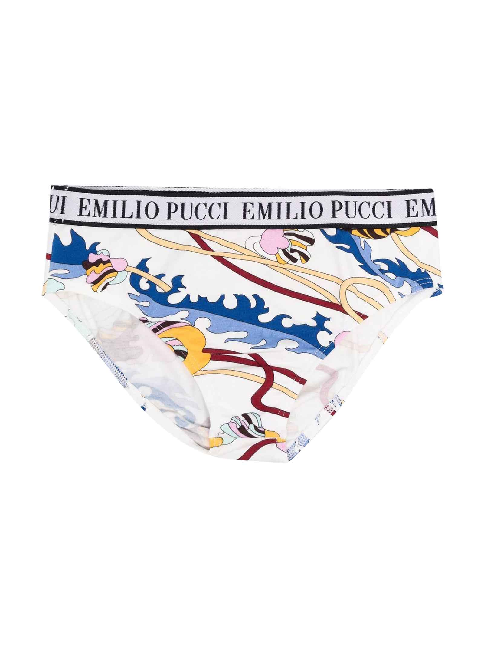 Emilio Pucci Multicolor Print Slip