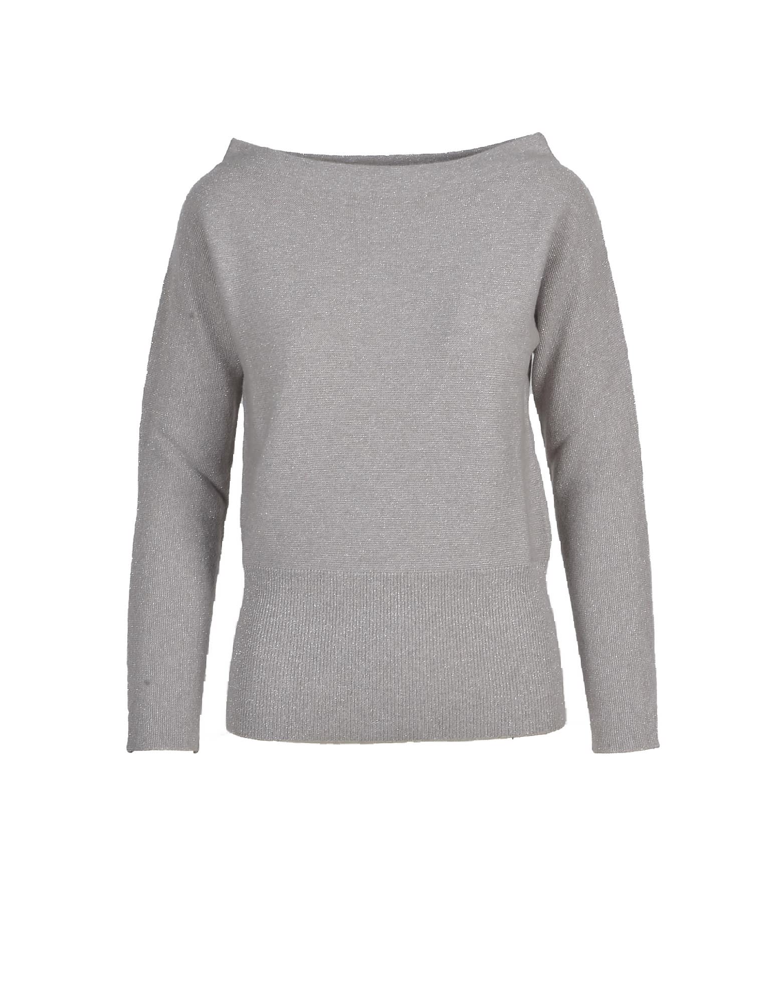 Fabiana Filippi Womens Gray Sweater