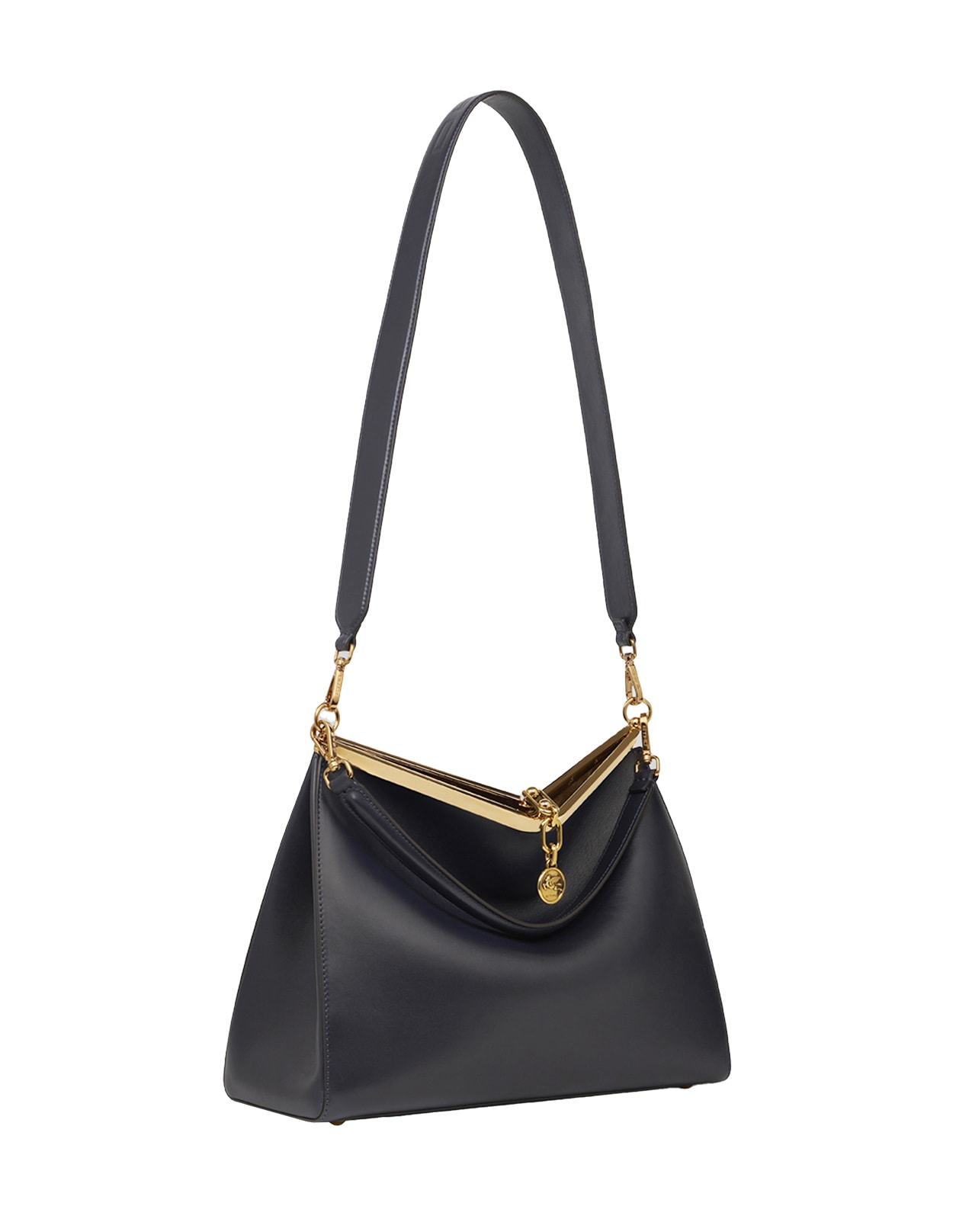 Shop Etro Black Large Vela Bag