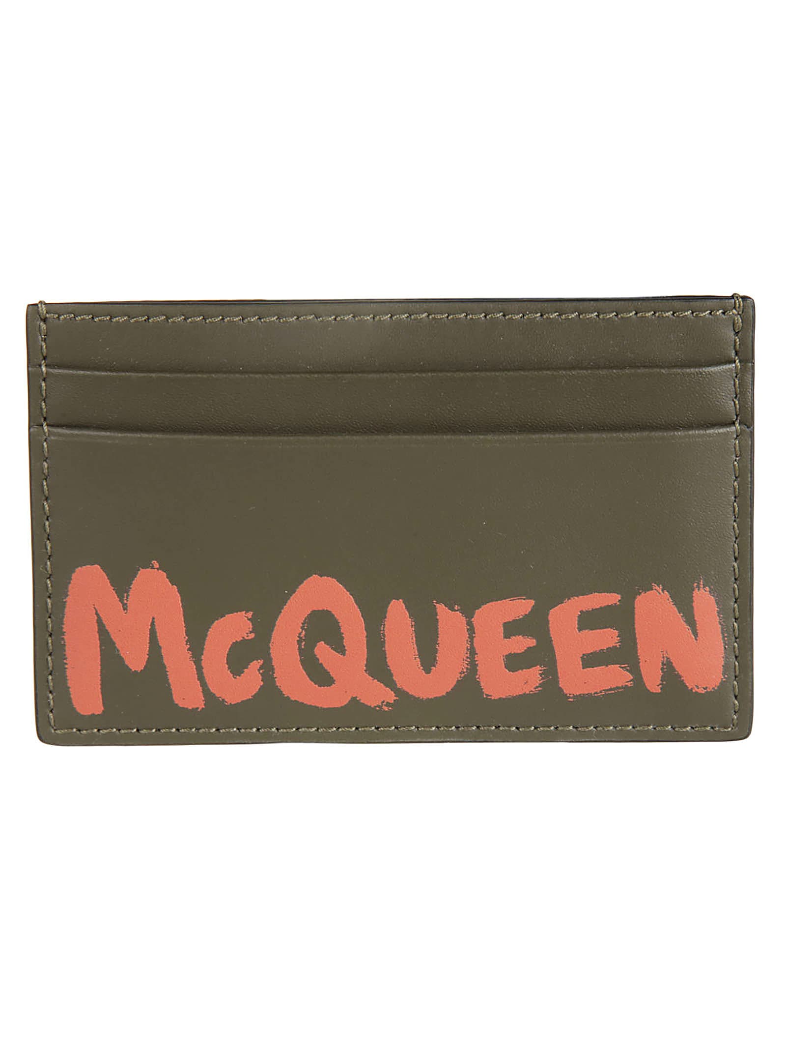 Alexander McQueen Logo Paint Card Holder
