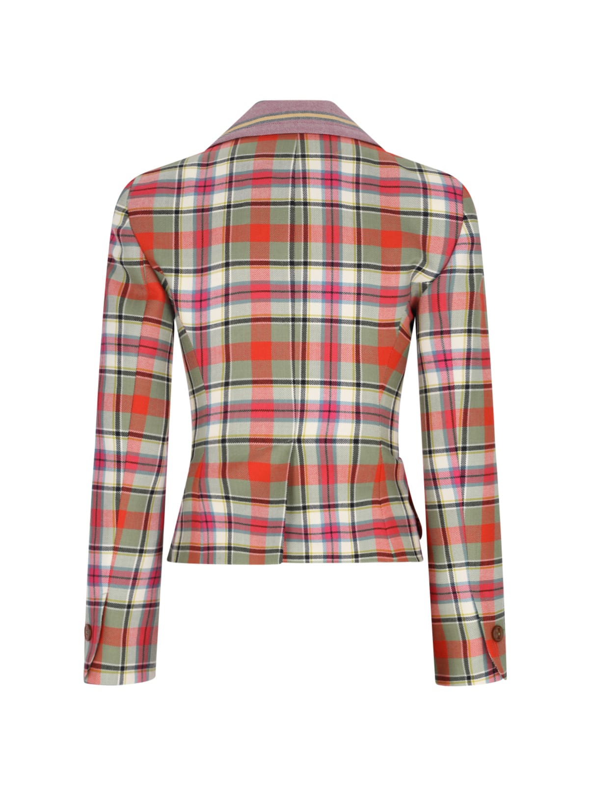 Shop Vivienne Westwood Drunken Tailored Blazer In Multicolor