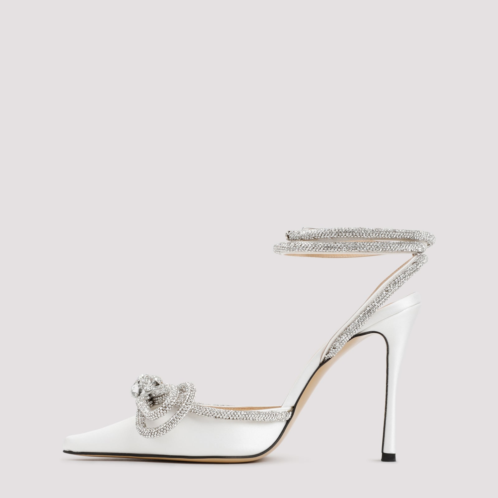 Shop Mach &amp; Mach Double Bow High Heels In White