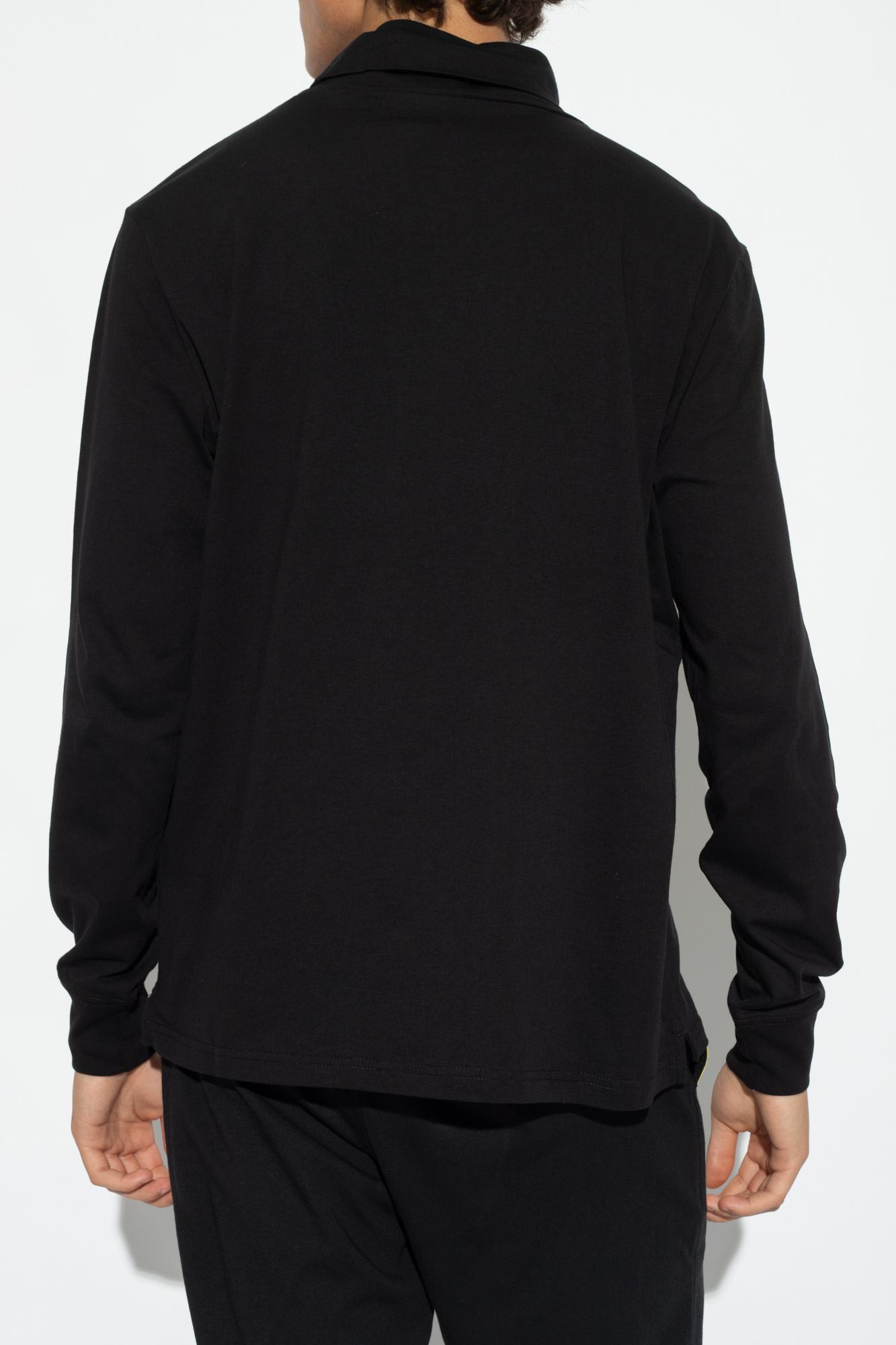 Shop Ps By Paul Smith Ps Paul Smith Turtleneck Sweater With Patch In Black