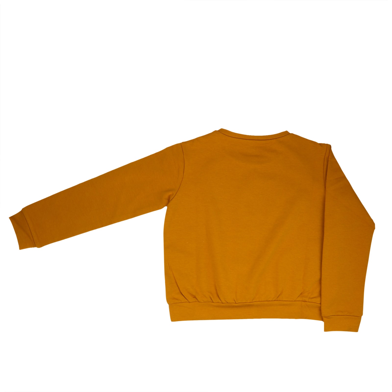 Shop Liu •jo Cotton Sweatshirt In Cookie