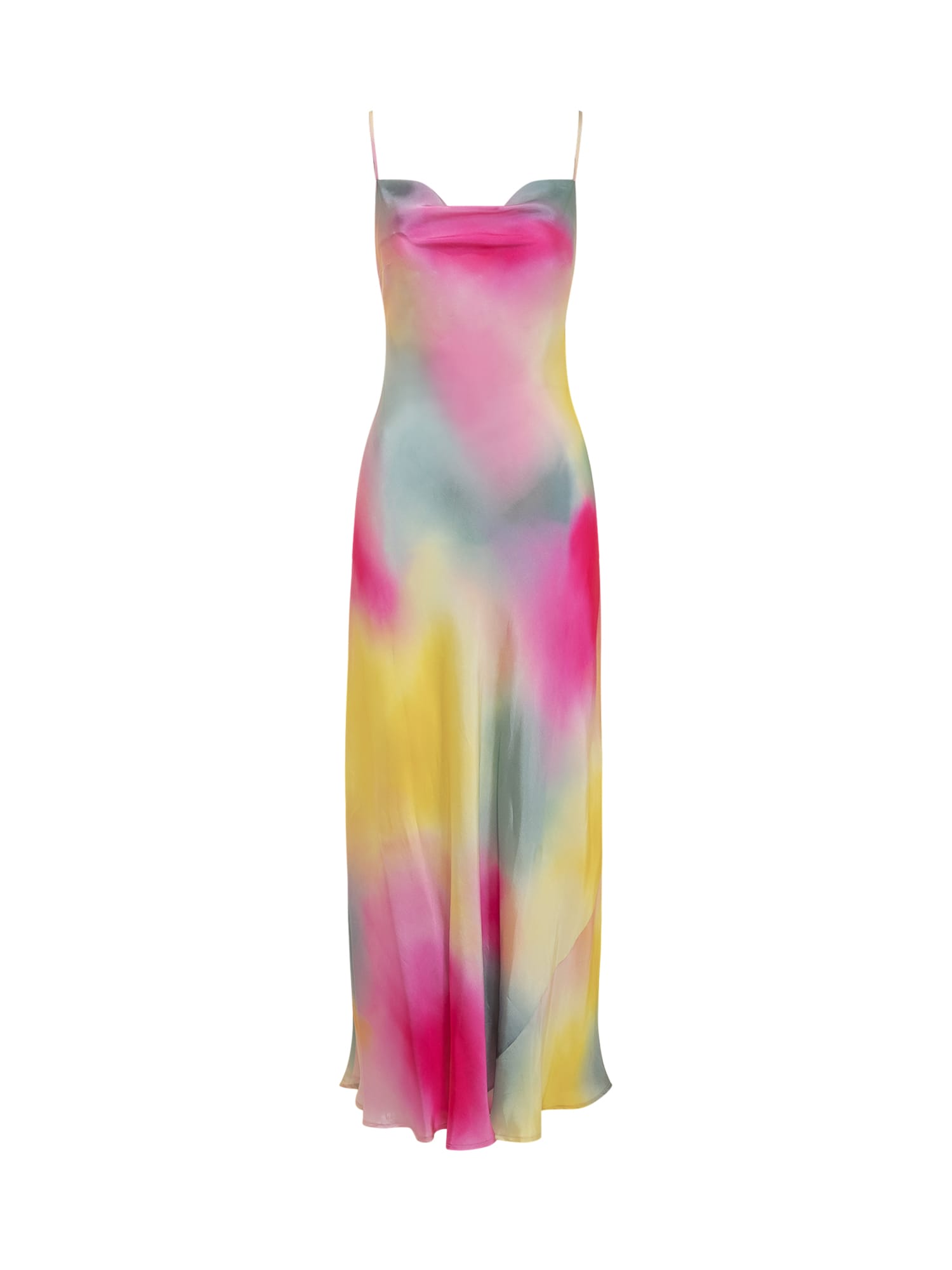 Shop Msgm Dress In Multicolor