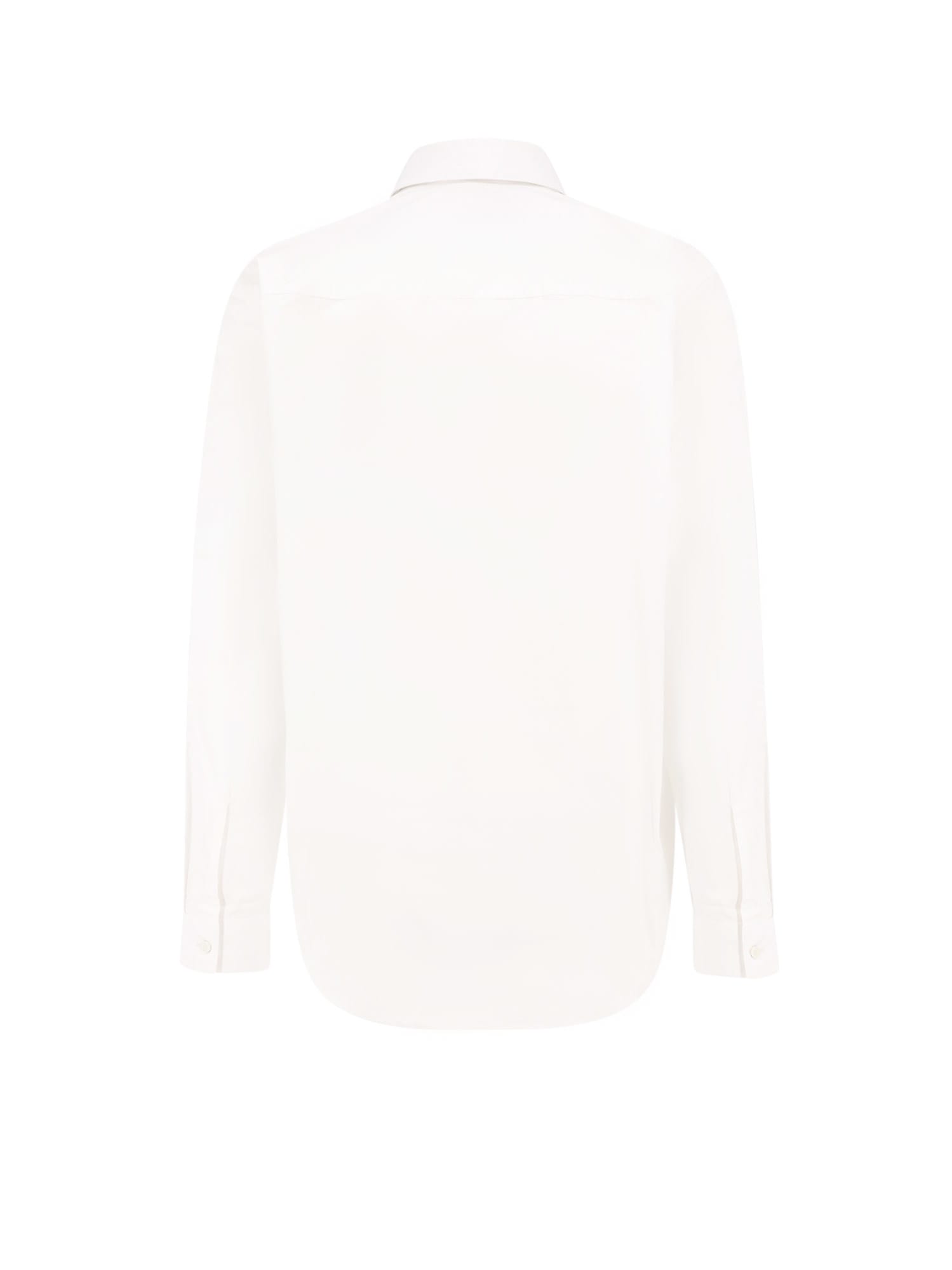 Shop Diesel Shirt In Bianco