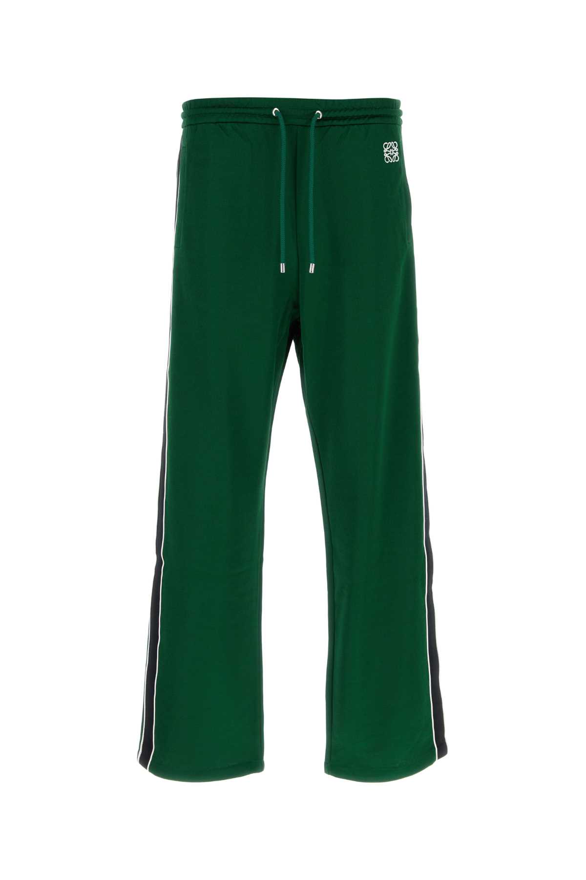 LOEWE GREEN POLYESTER BLEND JOGGERS 