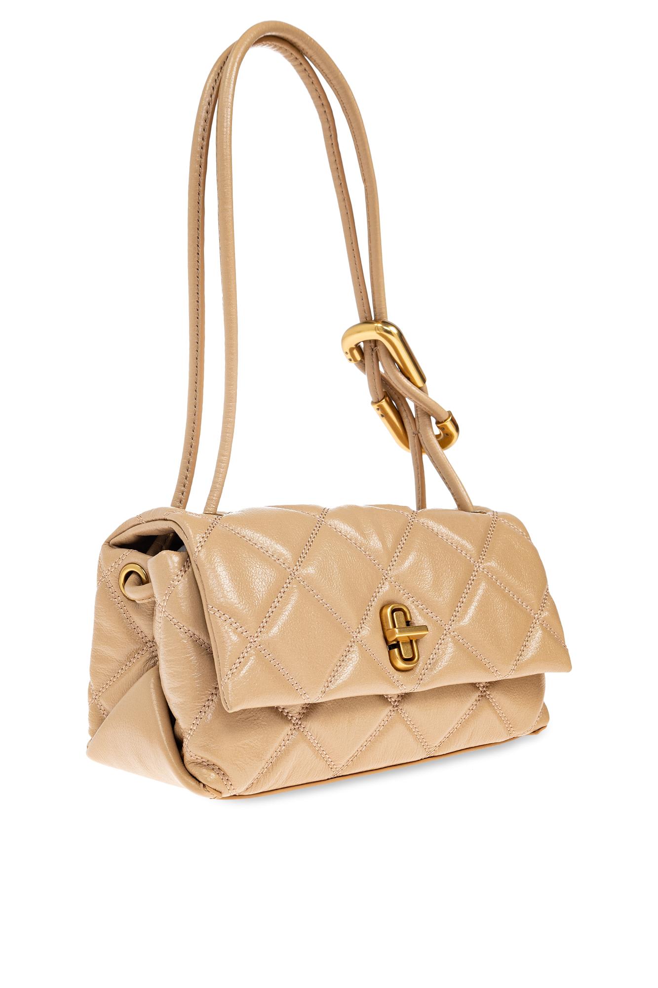 Marc Jacobs Shoulder Bag `the Quilted Mini Dual` In Neutral