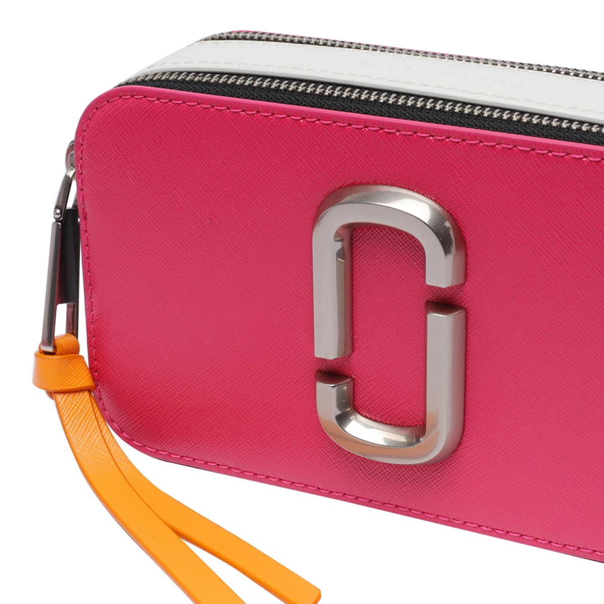 Shop Marc Jacobs The Snapshot Crossbody Bag In Fuchsia