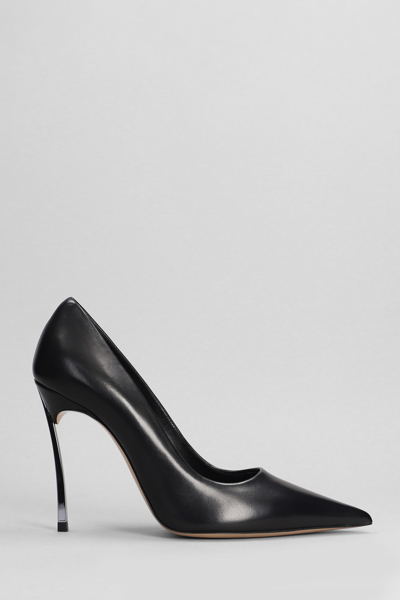 Shop Casadei Superblade Pumps In Black Leather