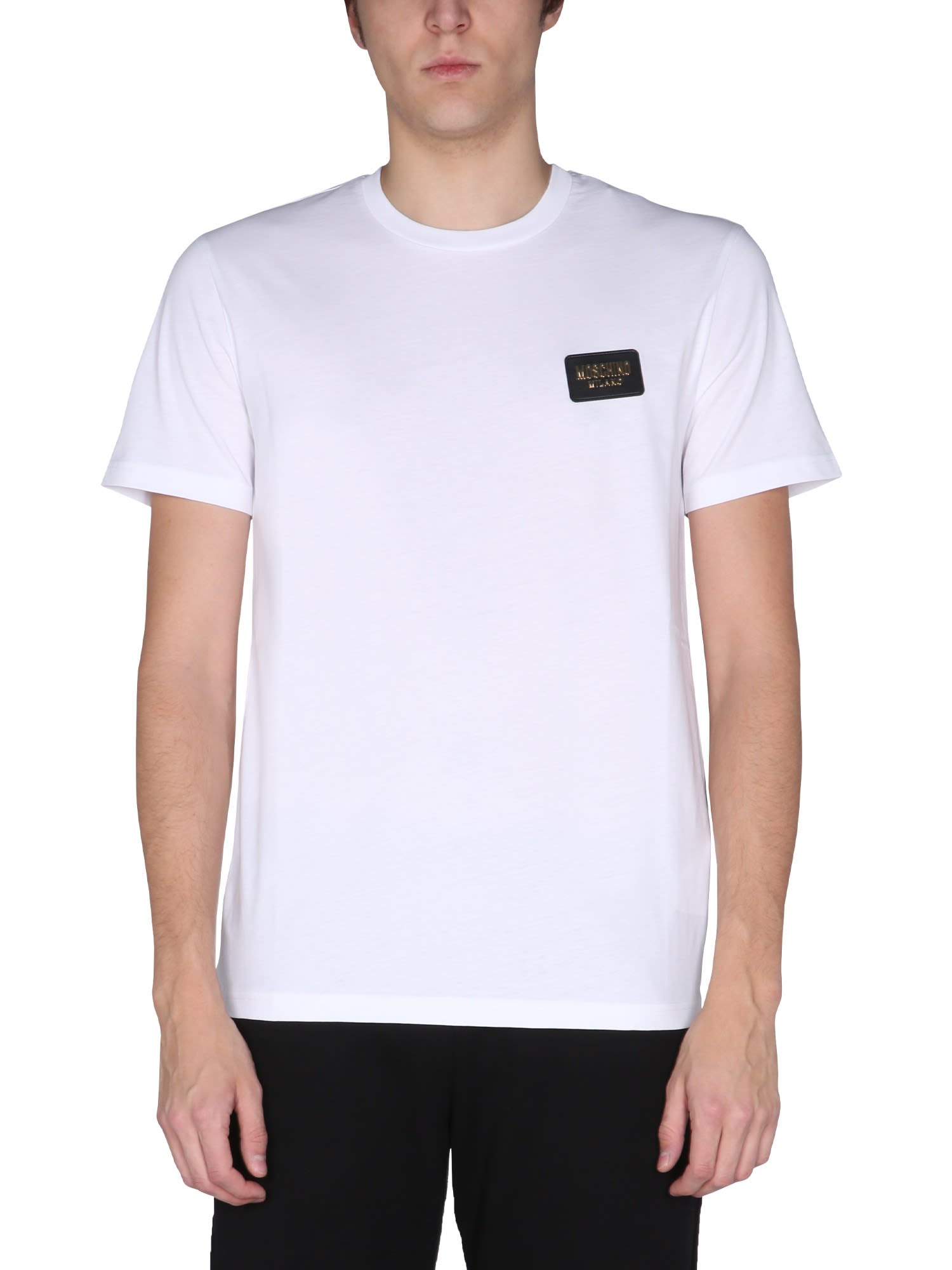 Moschino T-shirt With Logo Patch