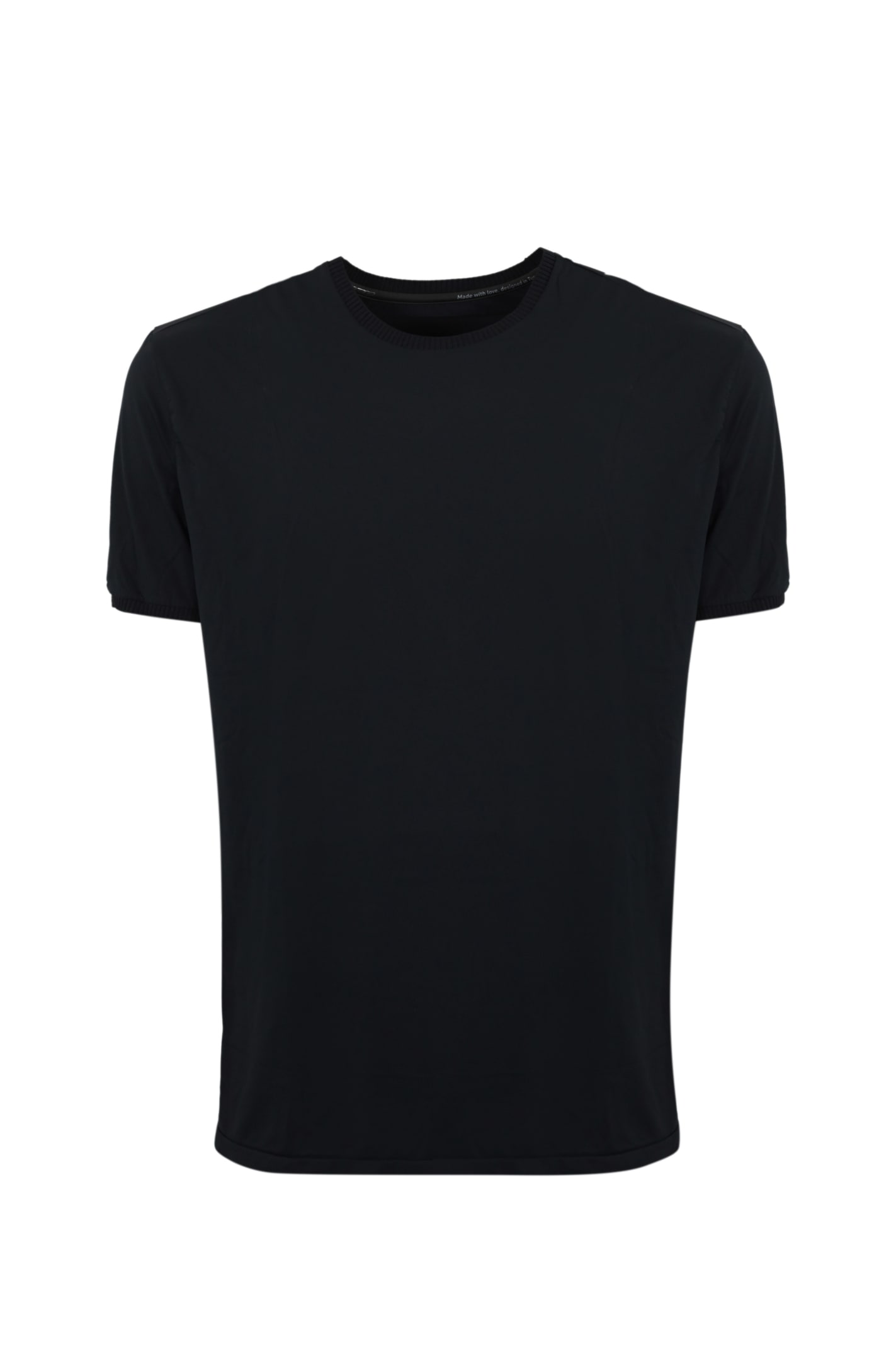 Shop Rrd - Roberto Ricci Design Gdy Oxford T-shirt In Blue Black