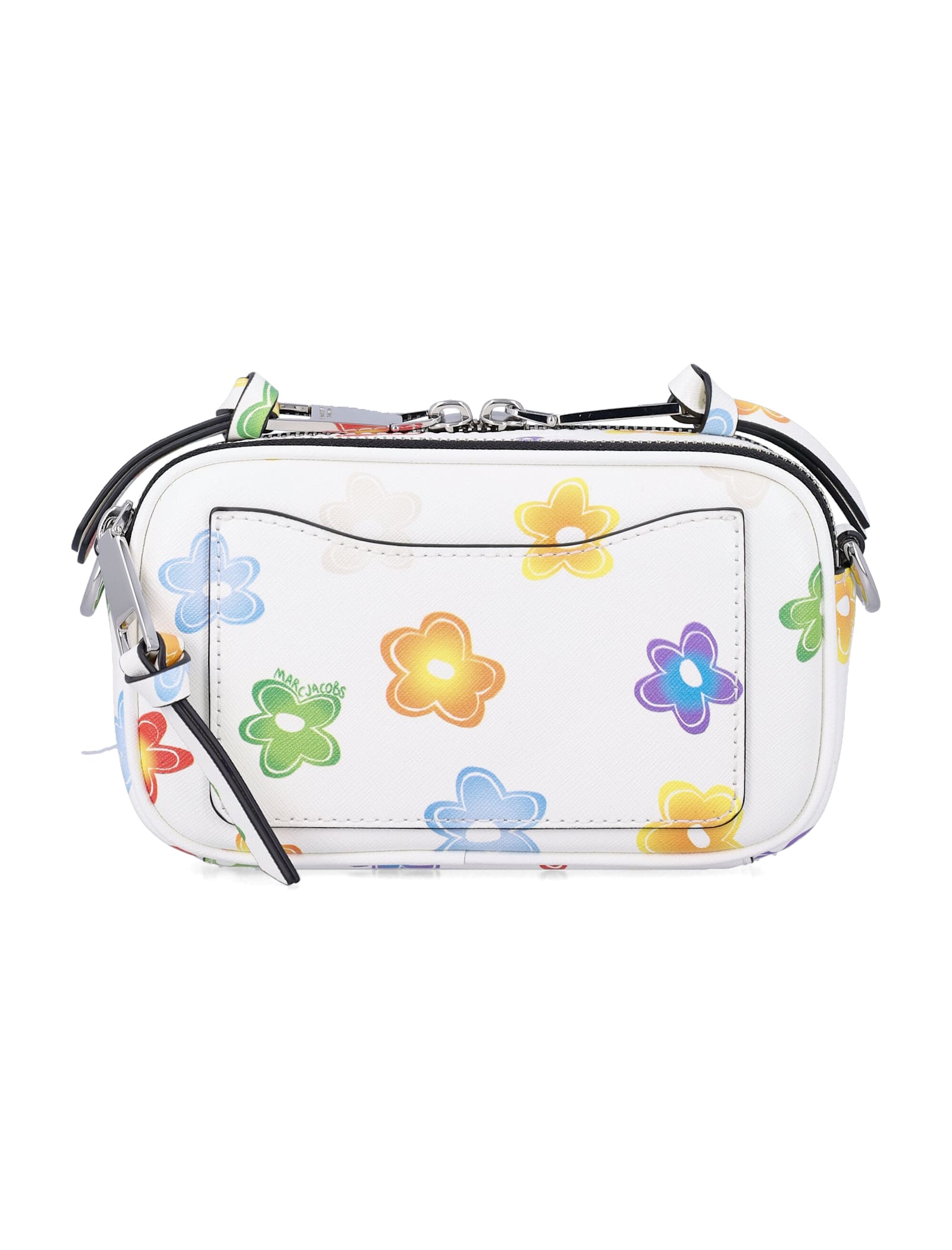 Marc Jacobs The Snapshot Daisy Print Leather Bag In Multi