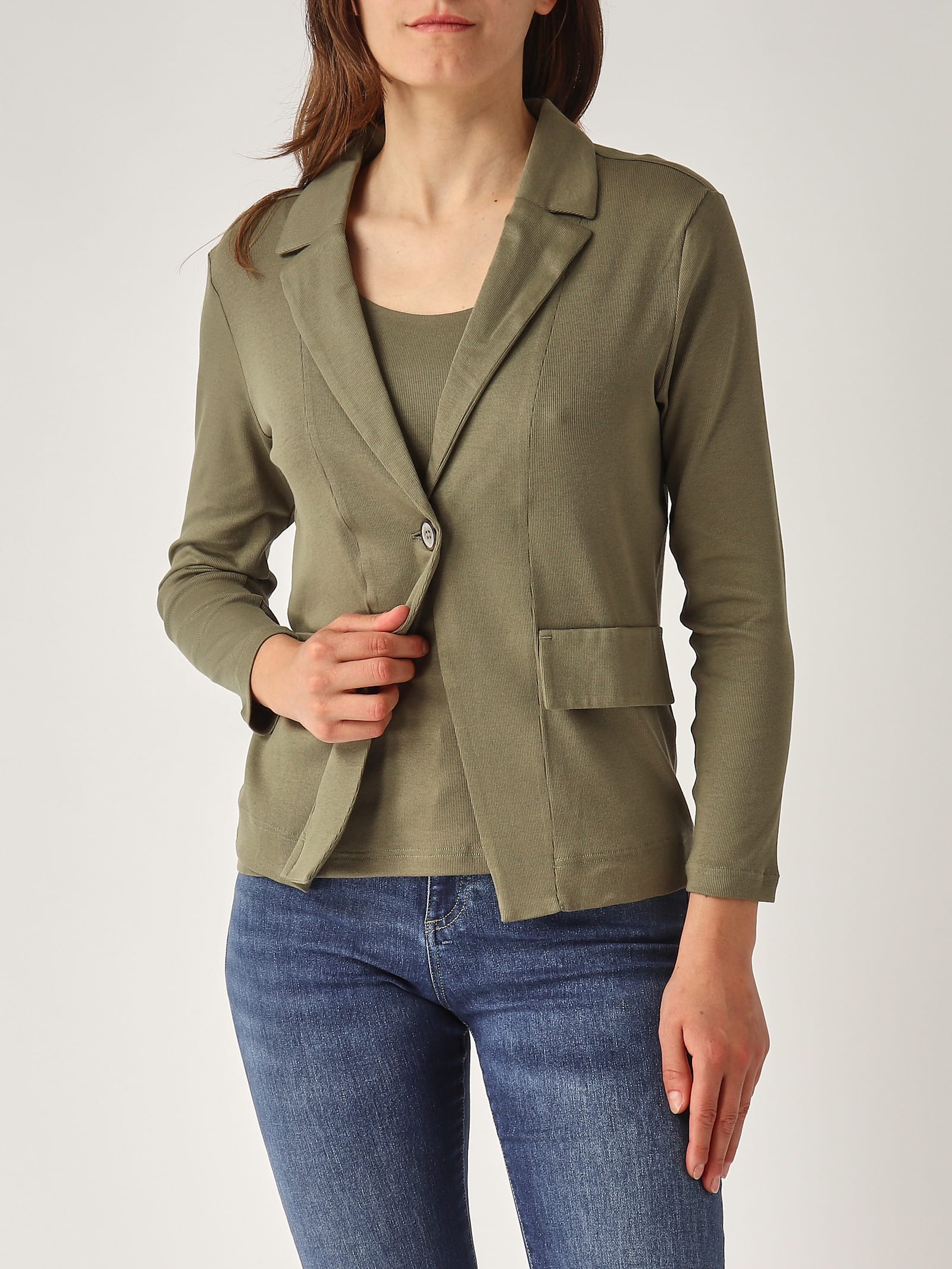 Gran Sasso Twinset Giacchina+canotta Jacket In Green