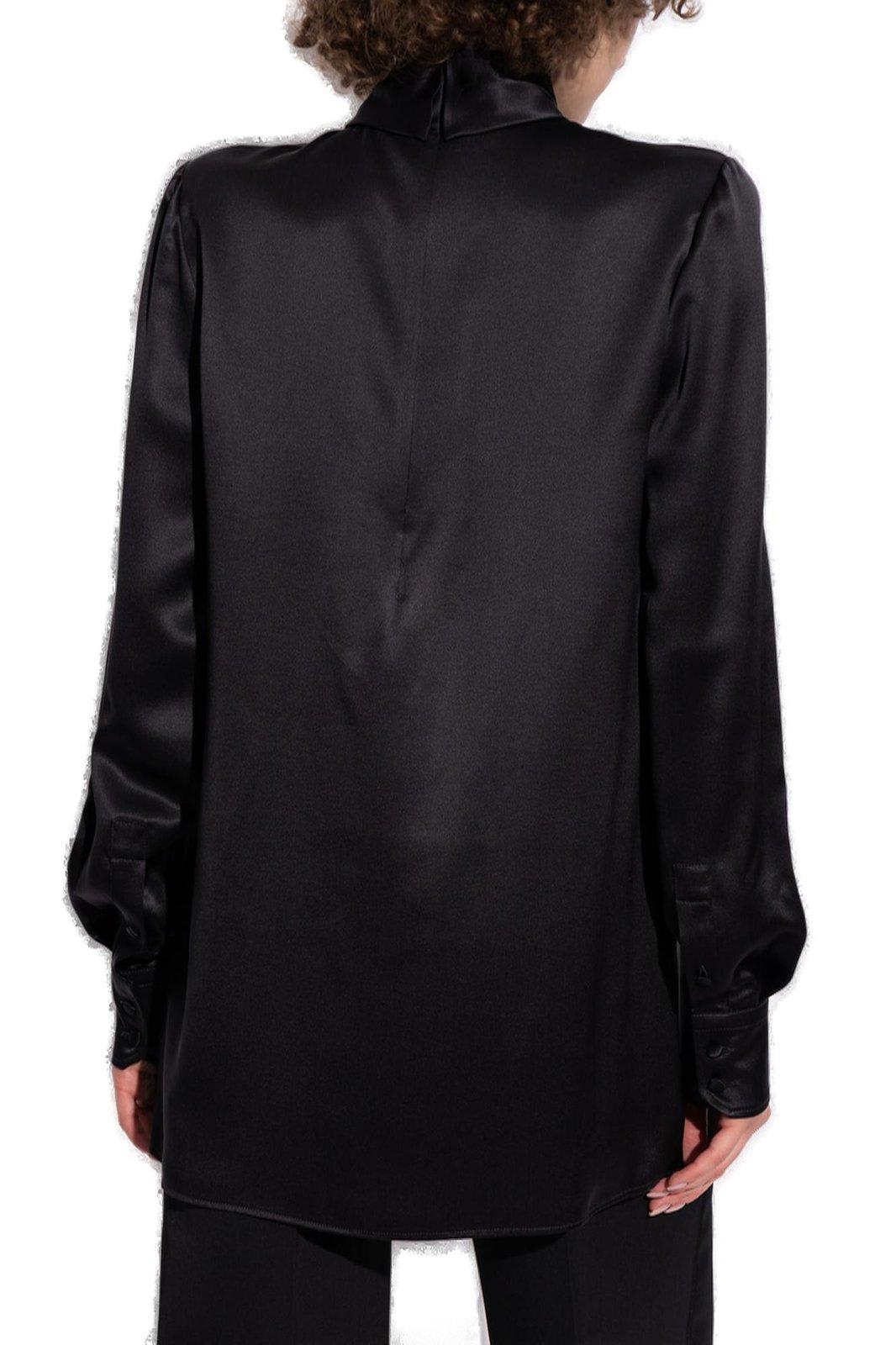 Dolce & Gabbana Turtleneck Long Sleeve Blouse