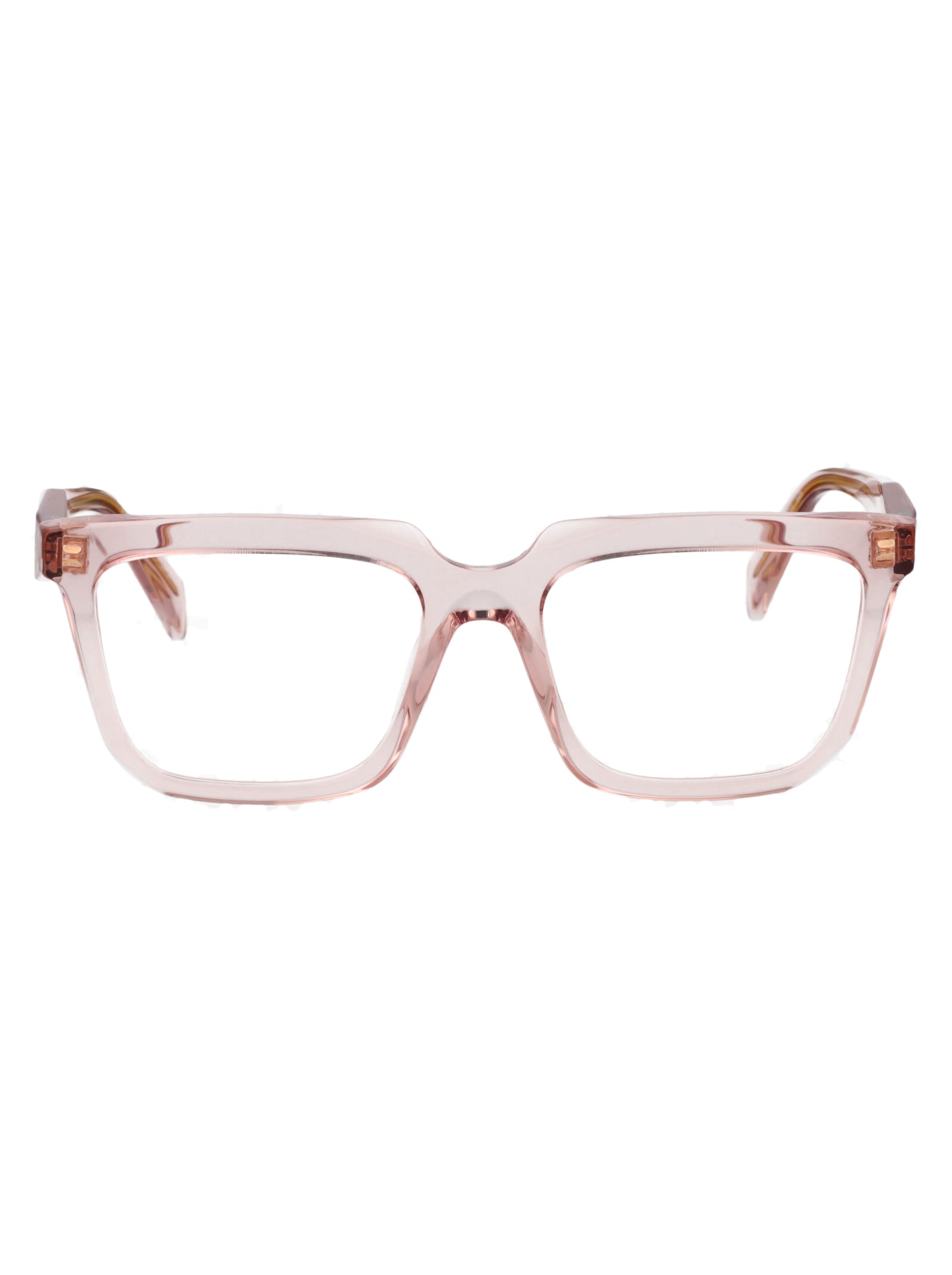 Shop Prada 0pr A19v Glasses In 19q1o1 Transparent Peach