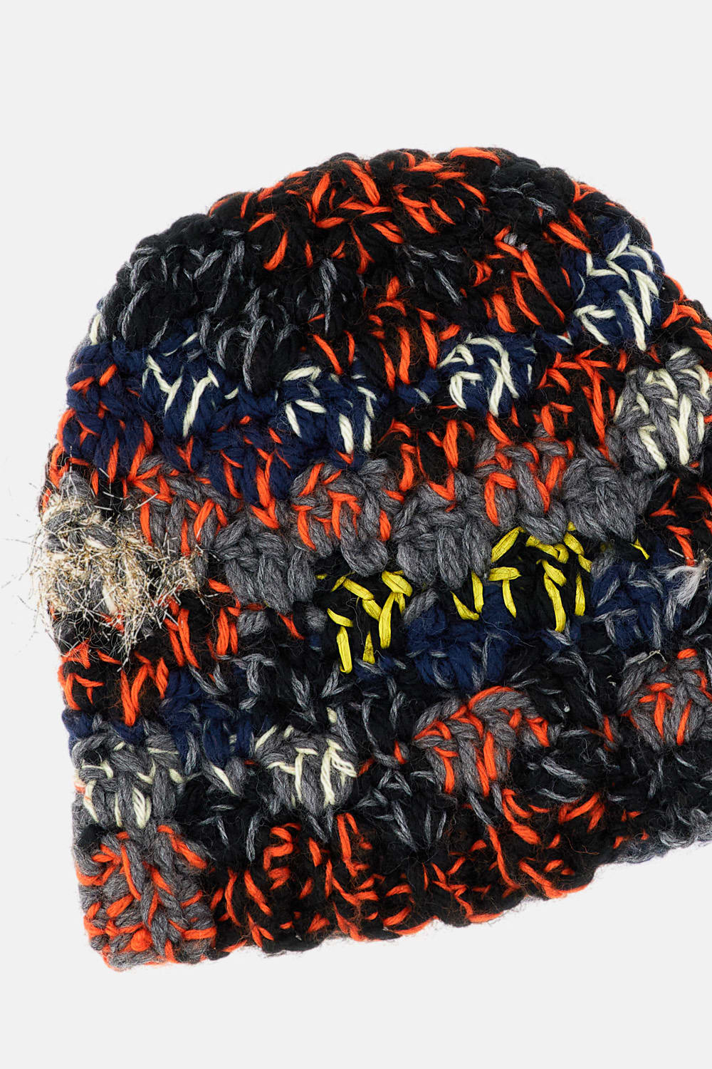 Exquisite J Striped Wool Beanie In Multi