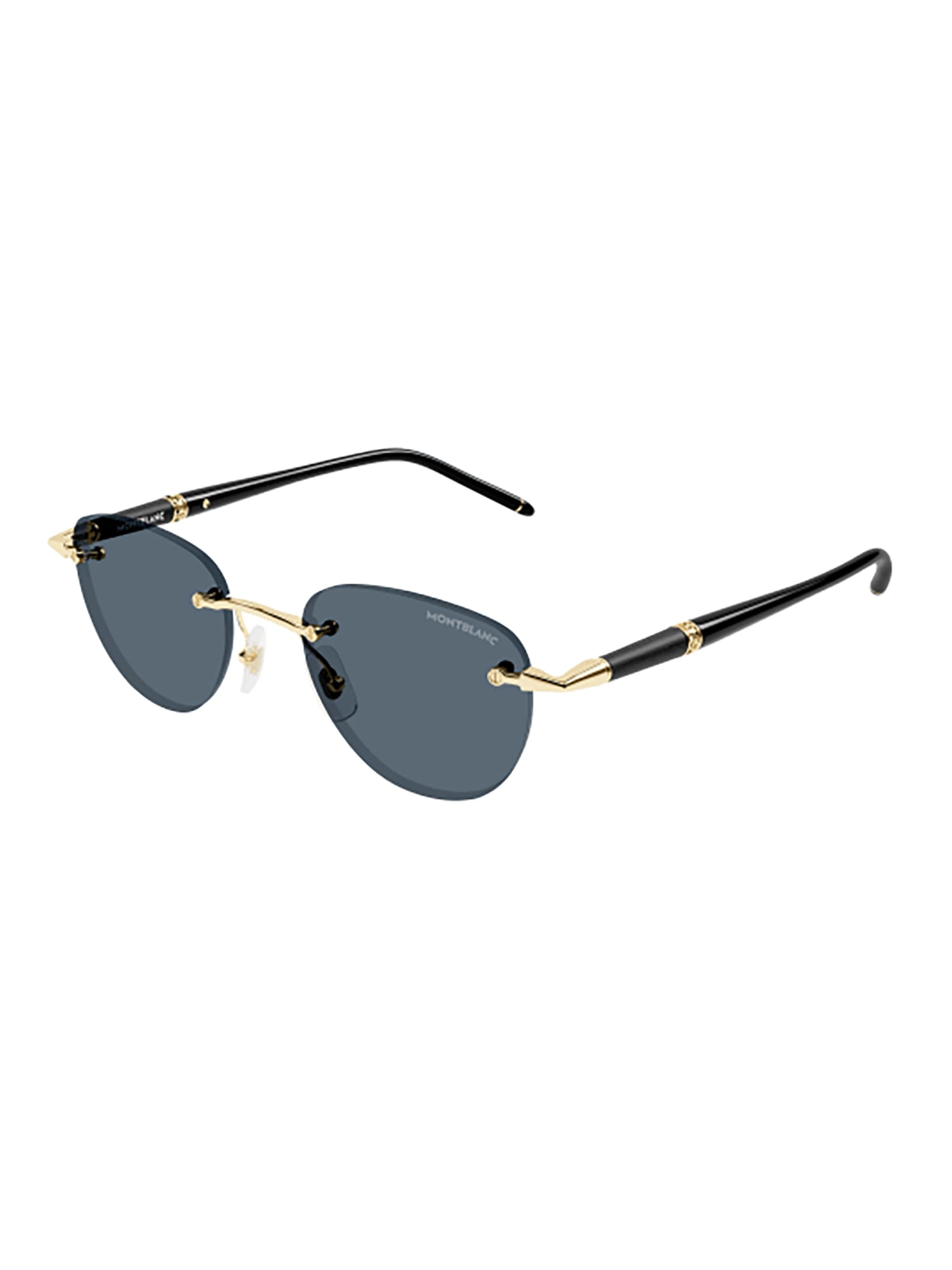 Montblanc Mb0412s Sunglasses In Gold