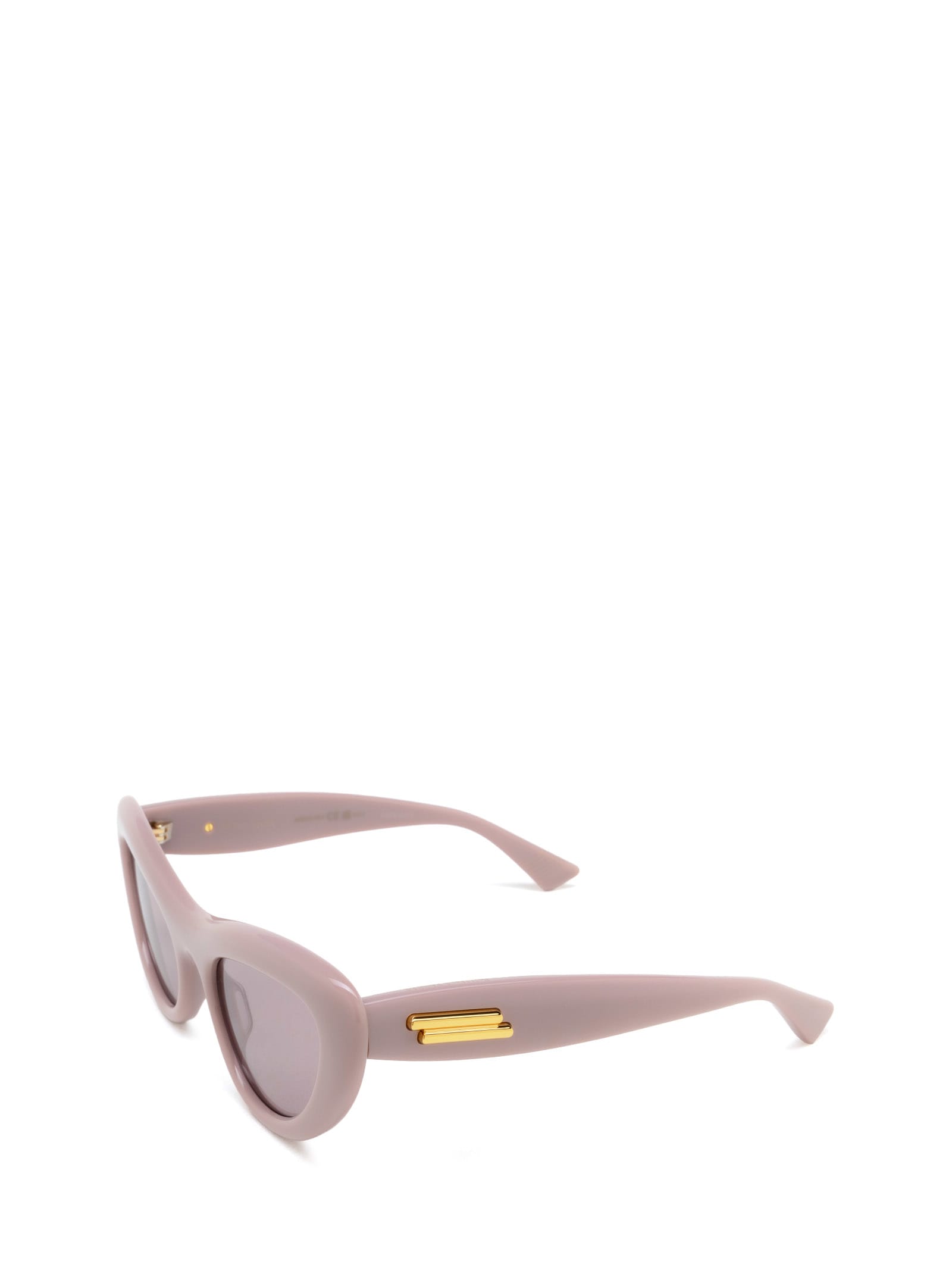 Shop Bottega Veneta Bv1282s Burgundy Sunglasses