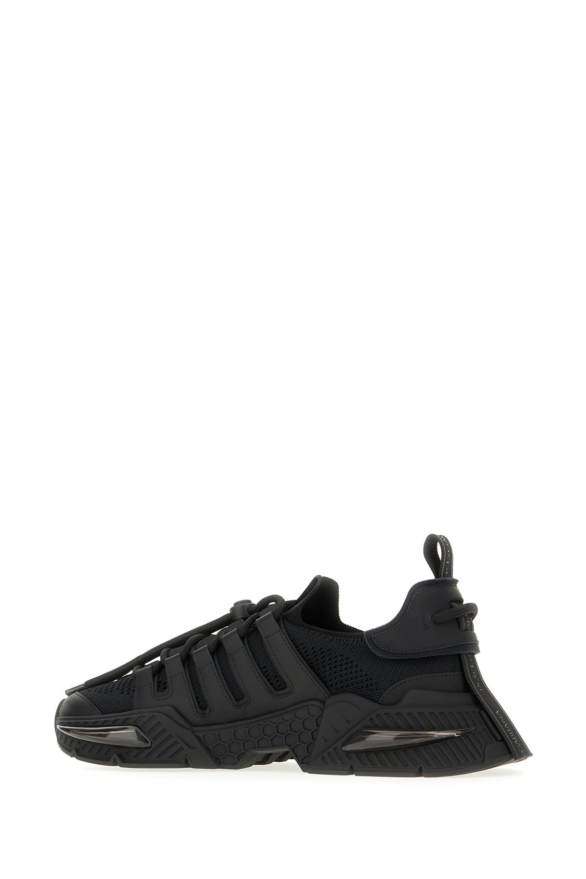 Shop Dolce & Gabbana Black Fabric Day Master Sneakers In Nero