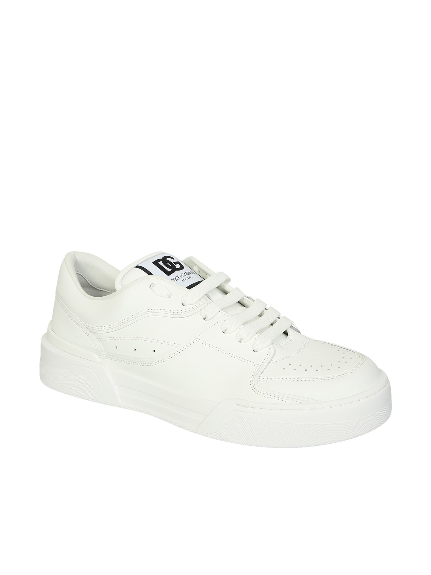 Shop Dolce & Gabbana Roma Low Sneakers White