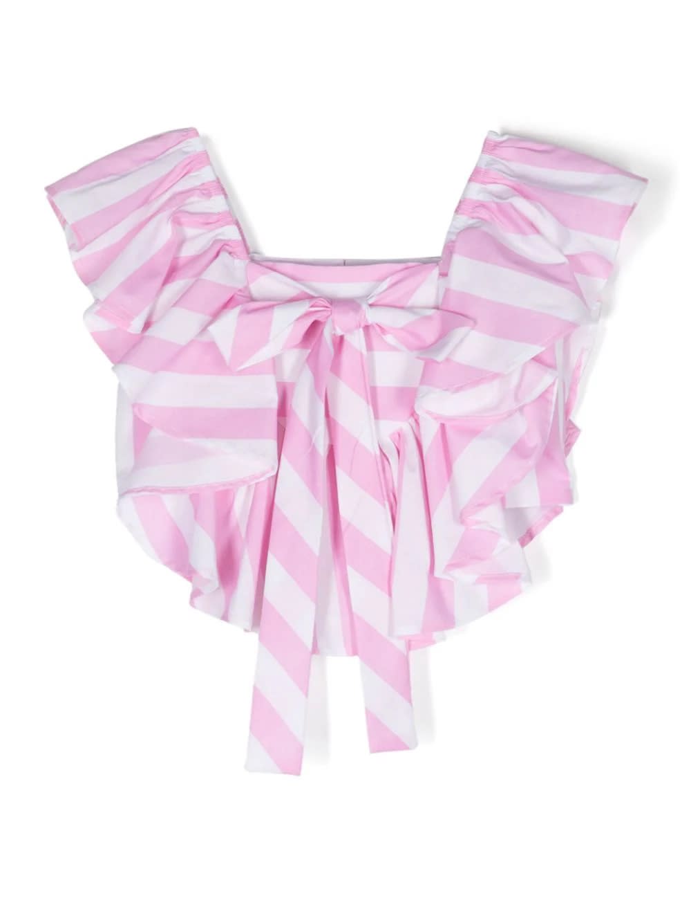Miss Grant Kids' Camicetta A Righe In Pink
