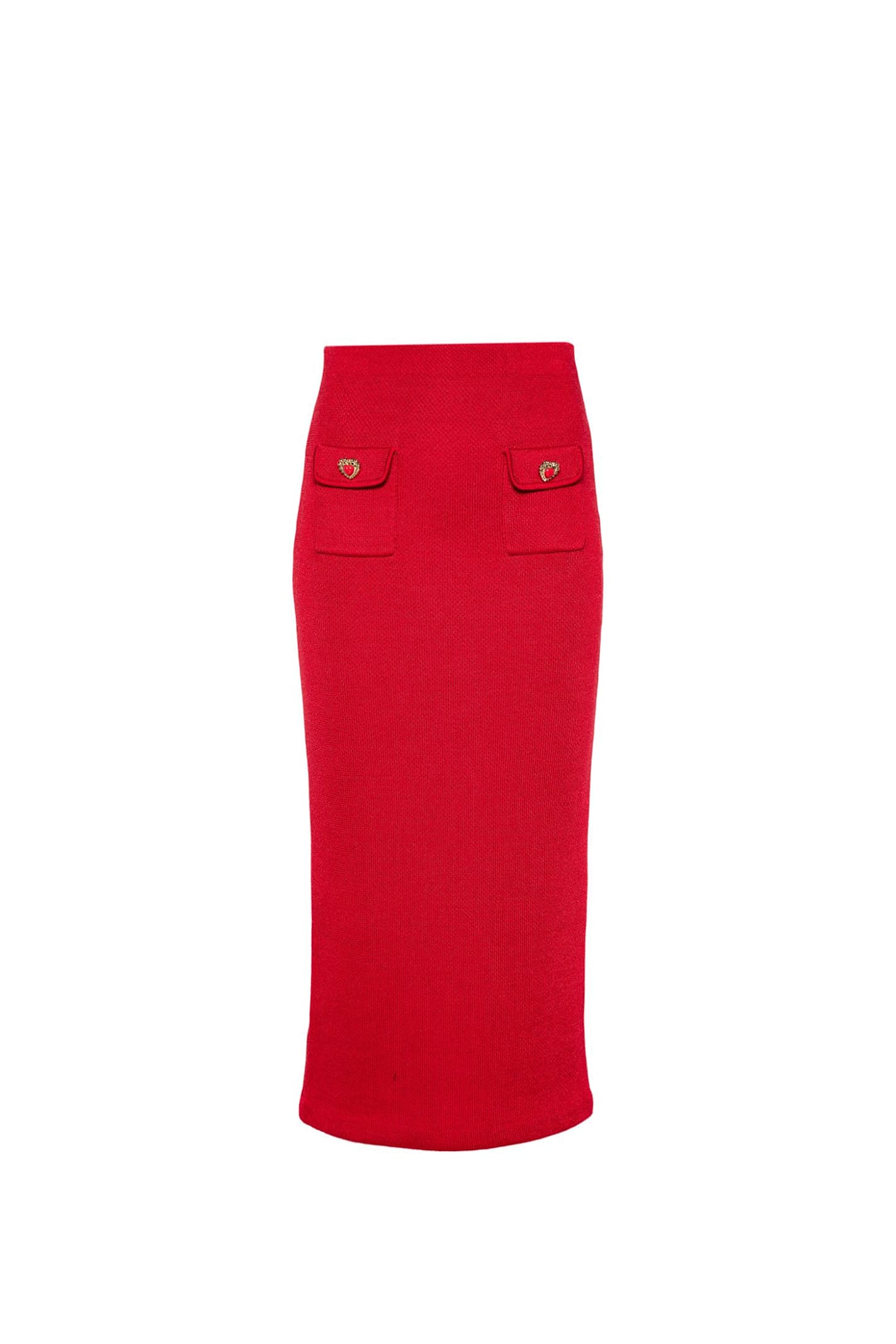 Shop Self-portrait Skirt In Red