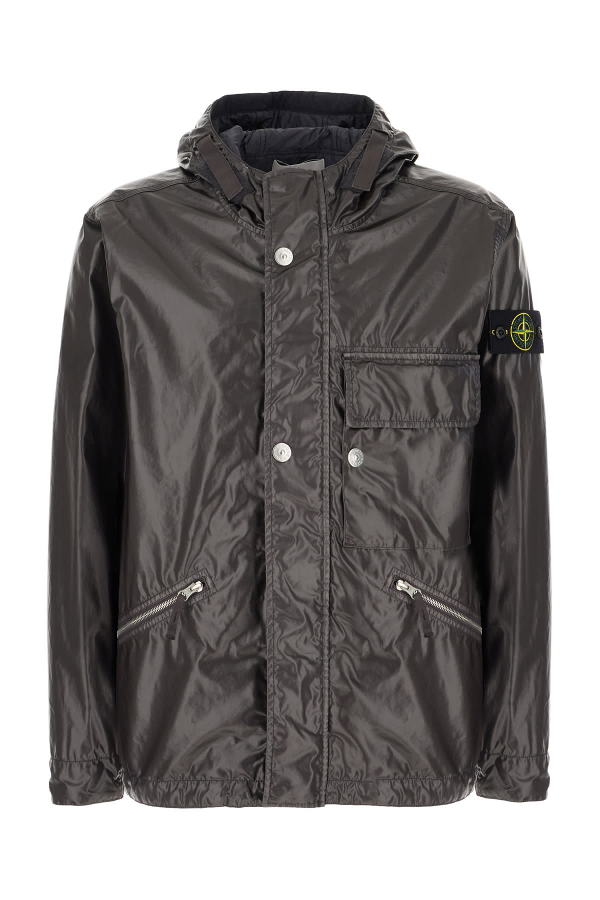 Charcoal Cotton Padded Jacket