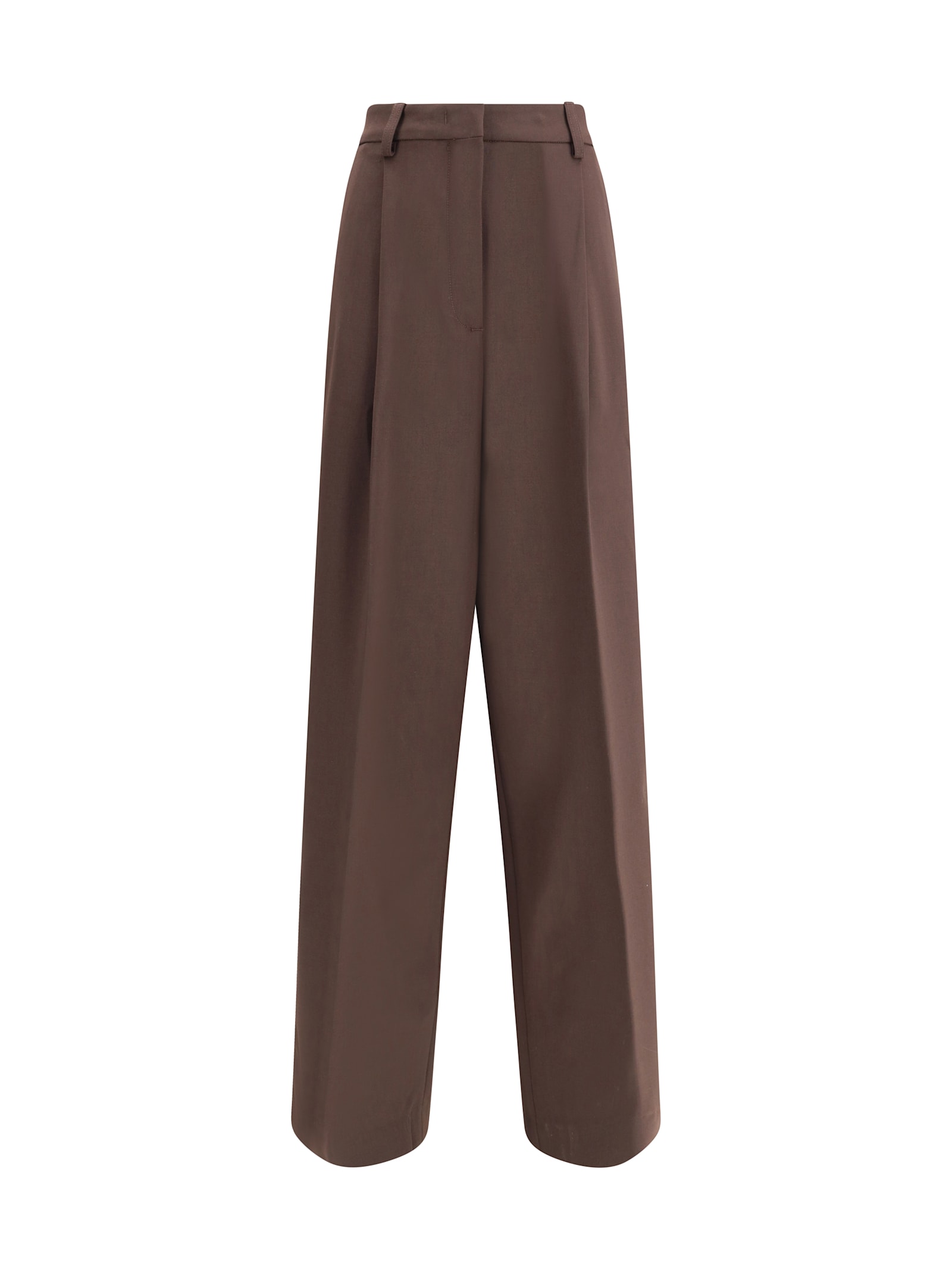 The Latest Pleated Pants In Brown