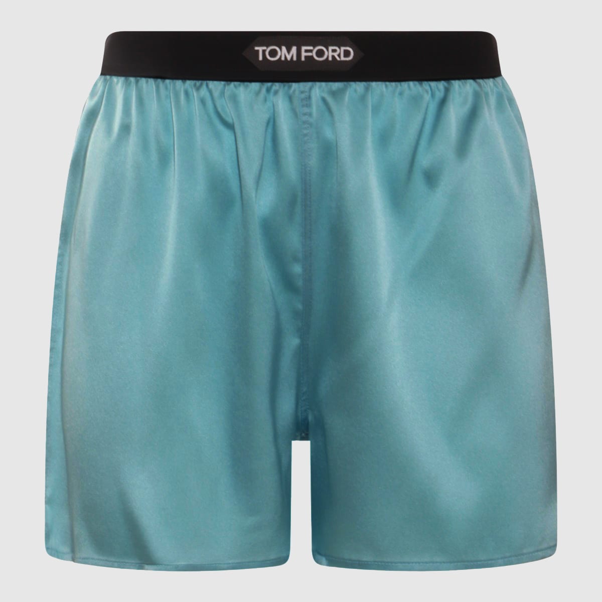 Light Blue Silk Short