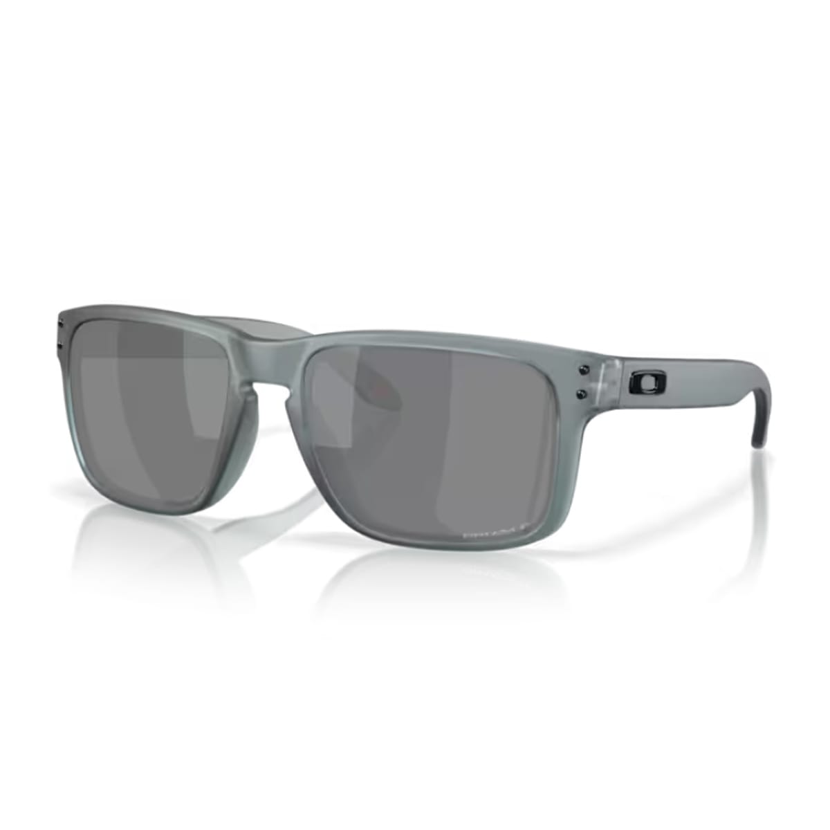 Oakley Oo9102 Holbrook 9102z4 Nero Cristallo Opaco Polarizzato Sunglasses In Gray