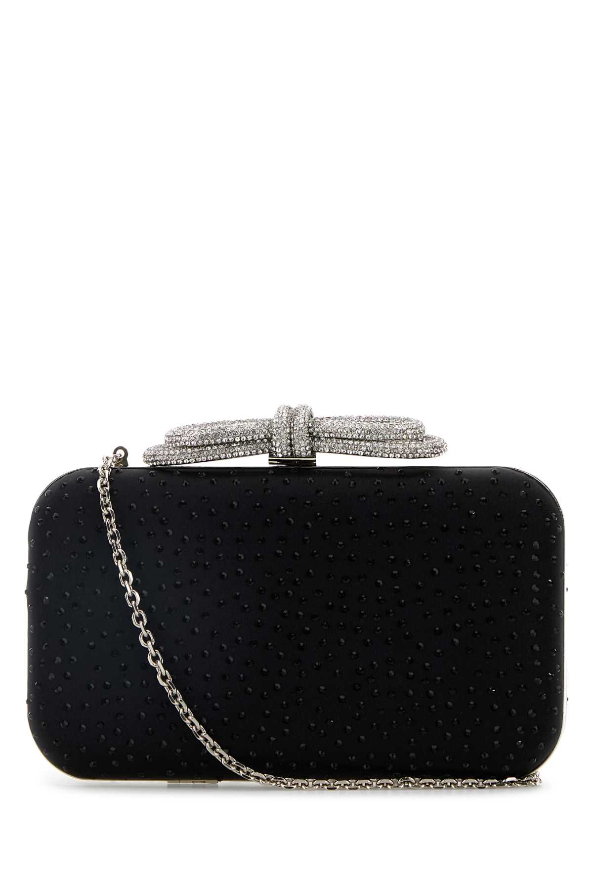 Black Satin Clutch