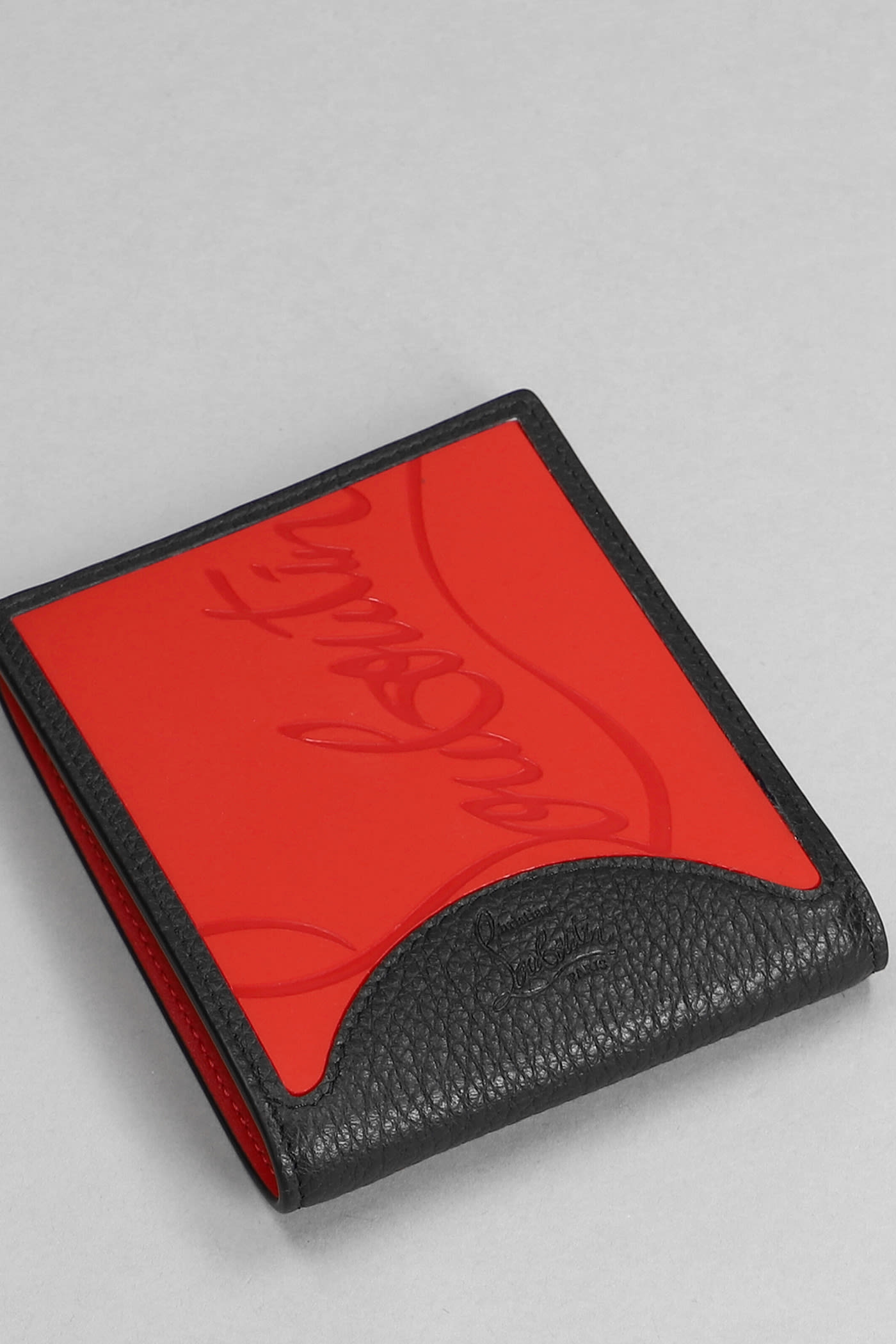 Shop Christian Louboutin Coolcard Wallet In Black Leather