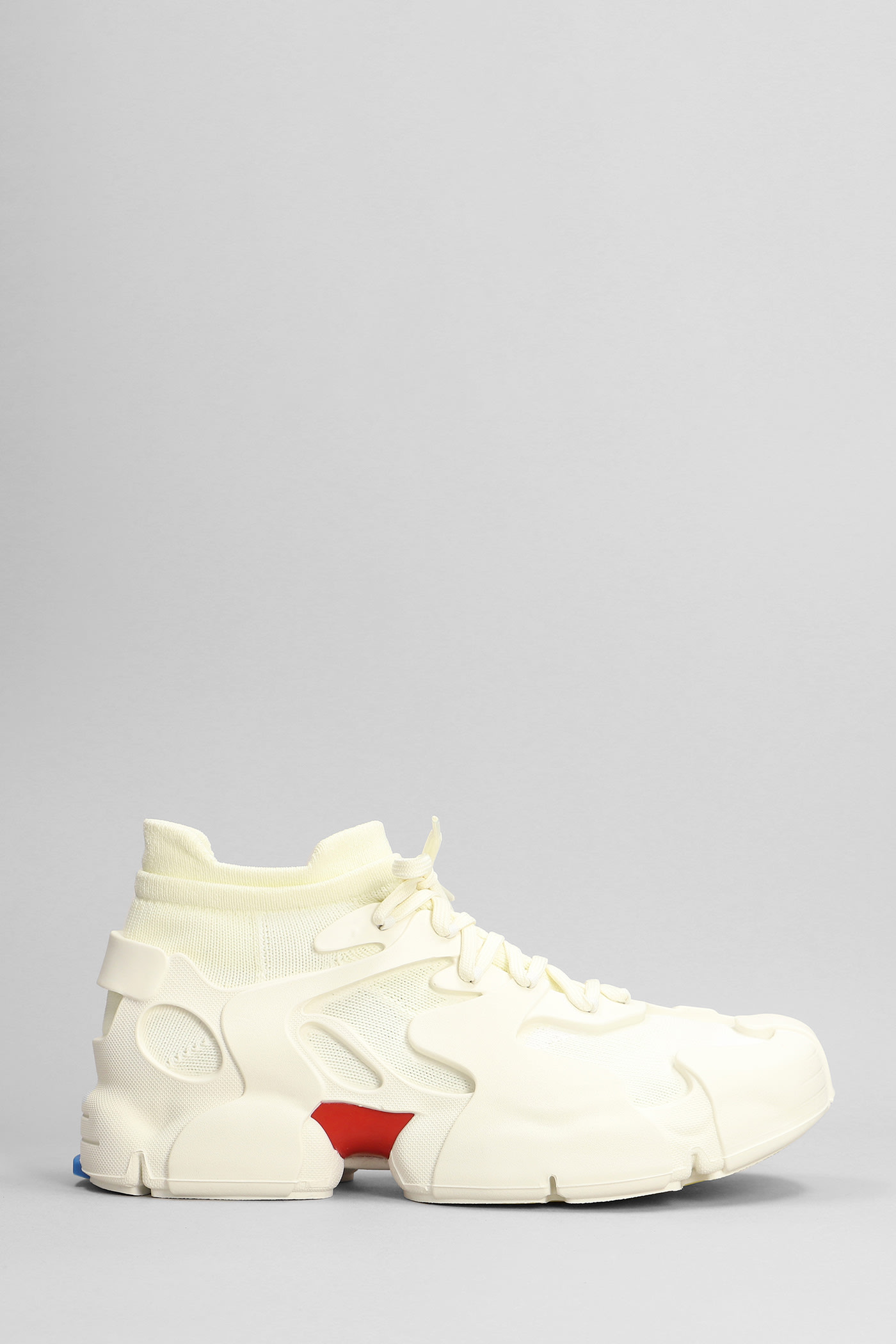 Camper Tossu Sneakers In White Synthetic Fibers In White Natural