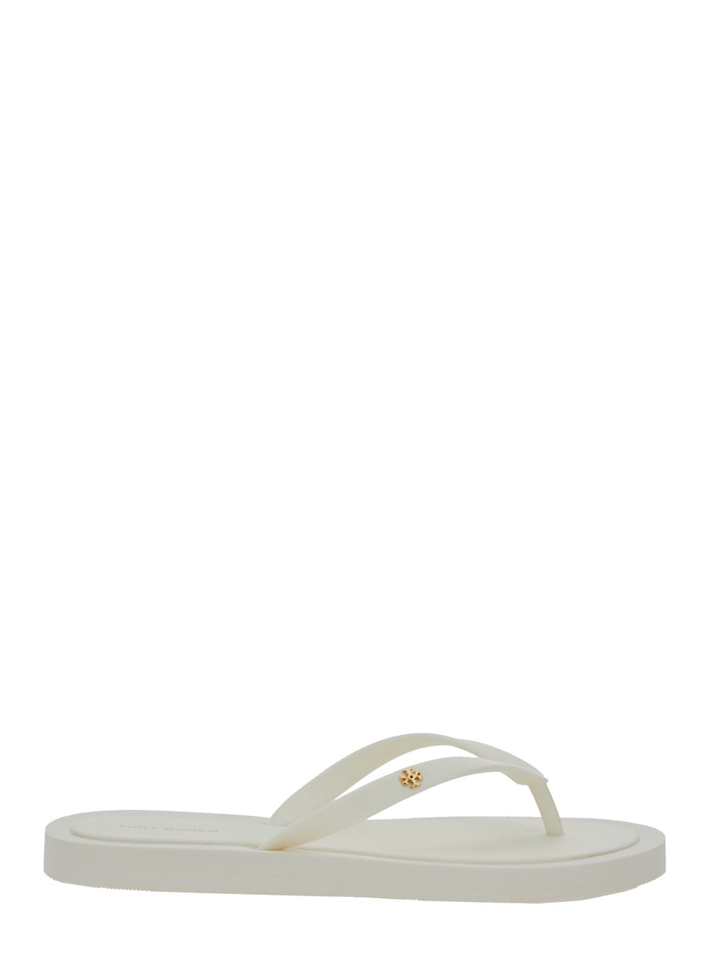 Tory Burch Kira Padded Flip Flops New Ivory/gold