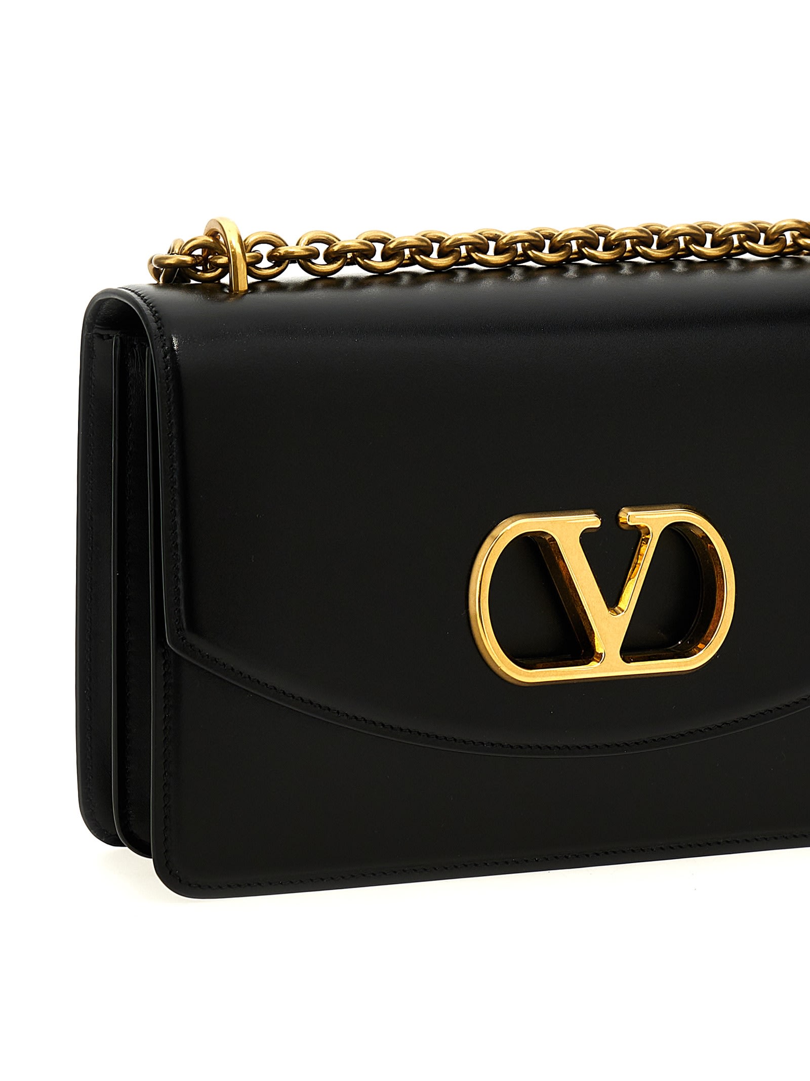 Valentino Borsa A Spalla Small In Black
