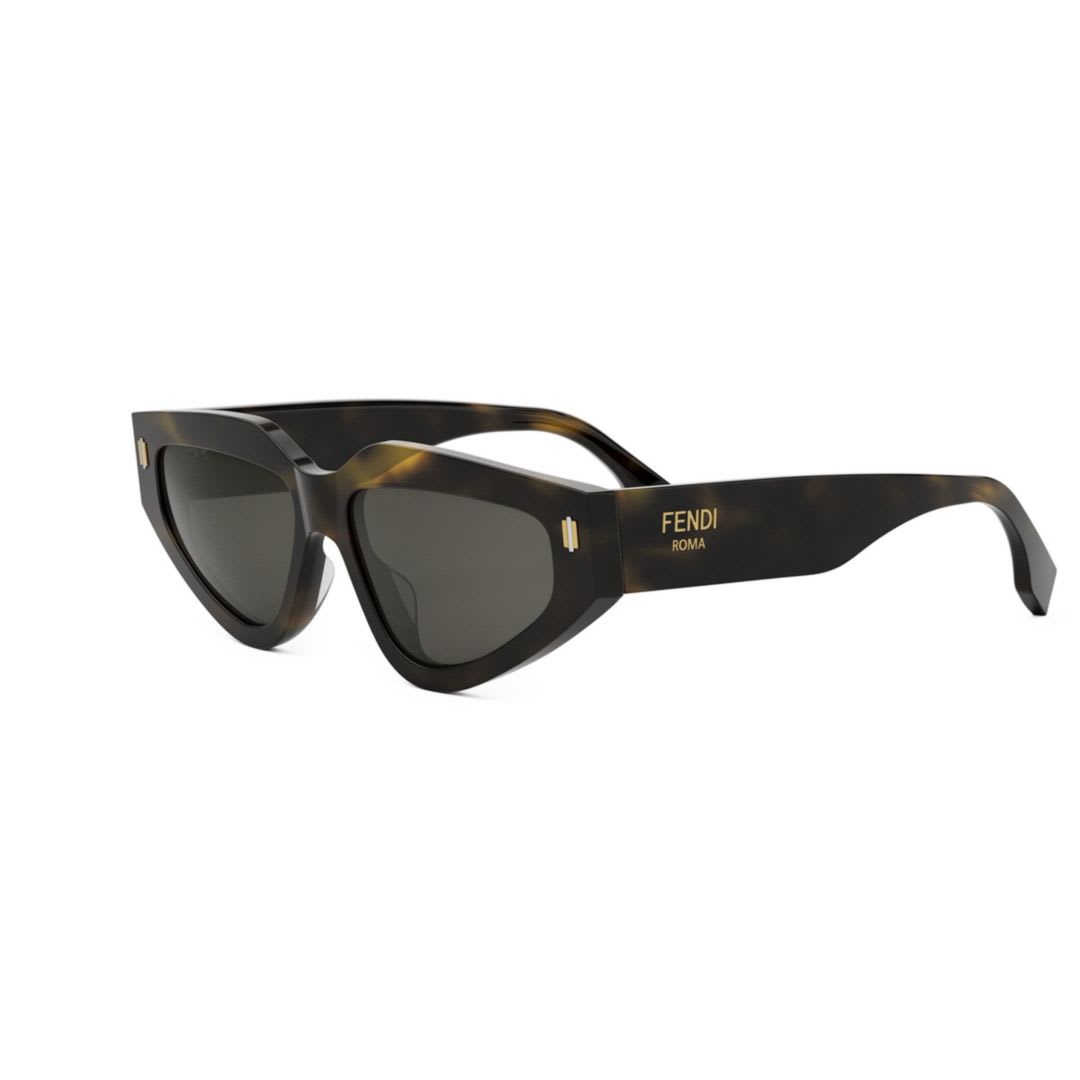 【送料&関税込】Fendi Fe40163u52a - Havana Fendi Fe40163u52a - Havana - Women - Pomelo Fashion
