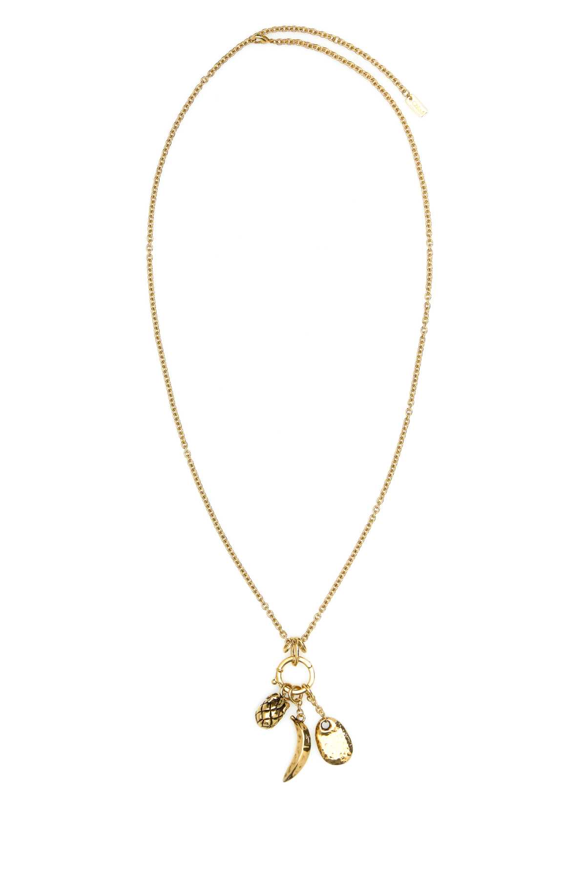 Chloé Gold Metal Chloã Charms Necklace