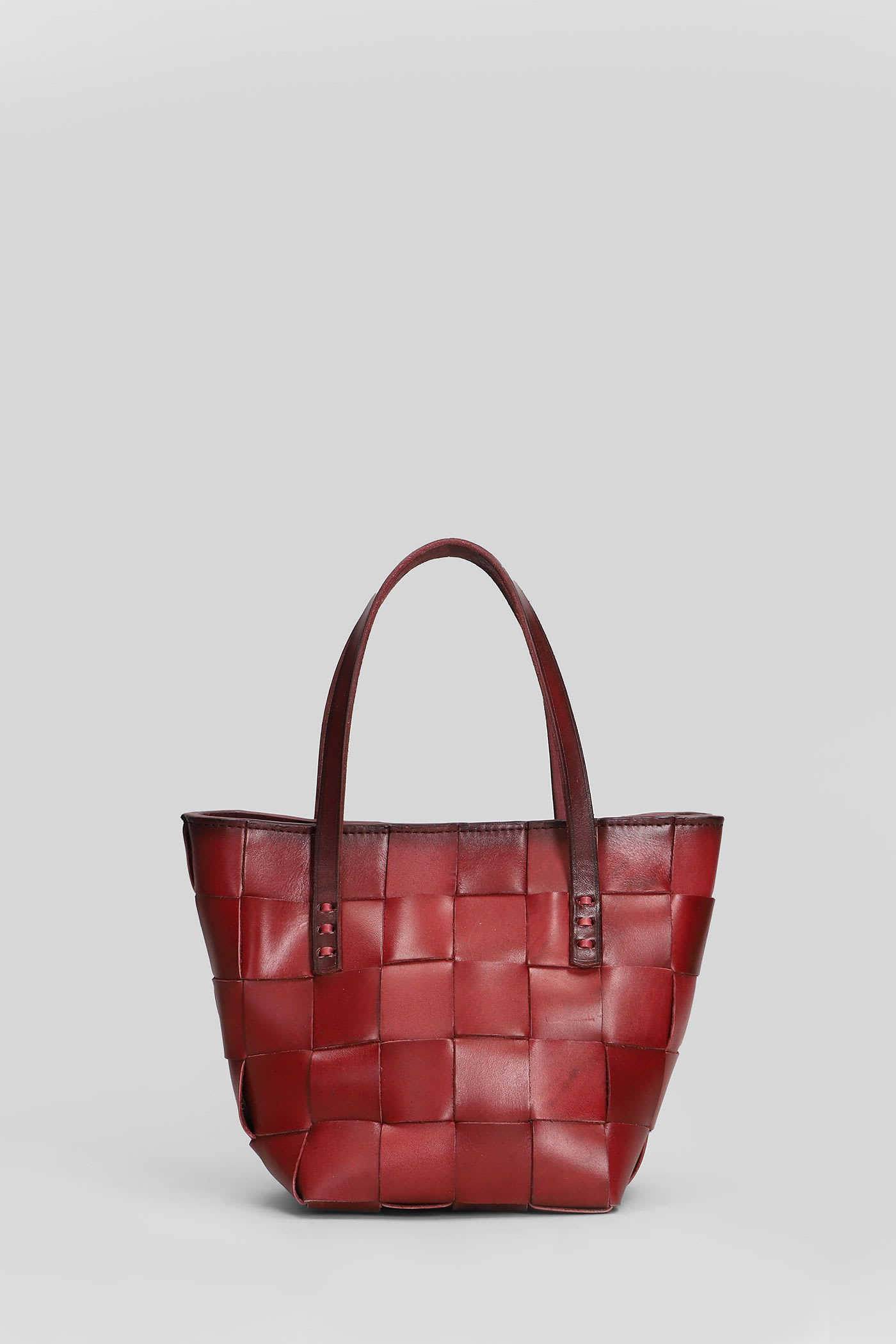 Dragon Diffusion Japan Mini Shoulder Bag In Bordeaux Leather In Burgundy