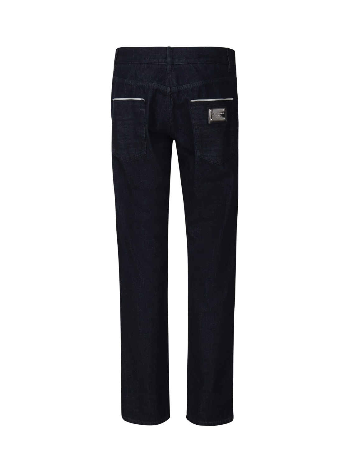 Shop Dolce & Gabbana Five-pocket Selvedge Denim Jeans In Blue