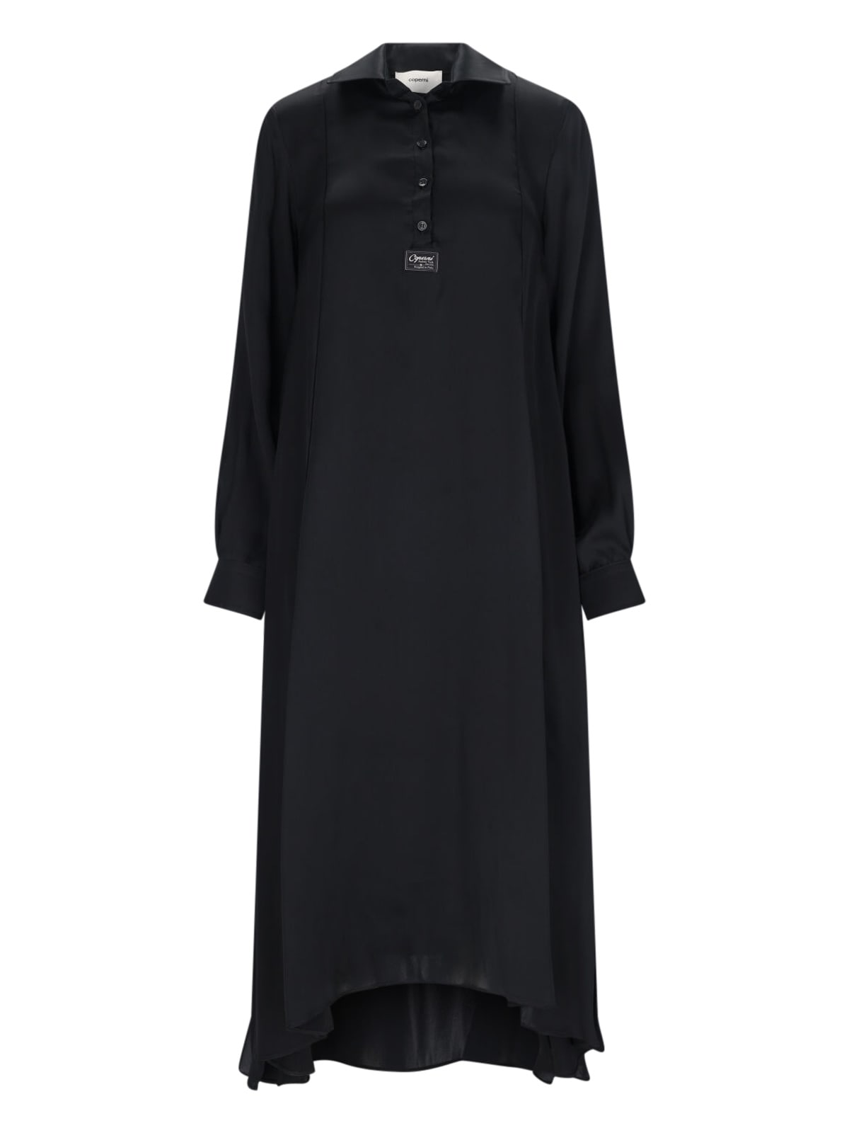 Shop Coperni Maxi Shirt Dress In Black