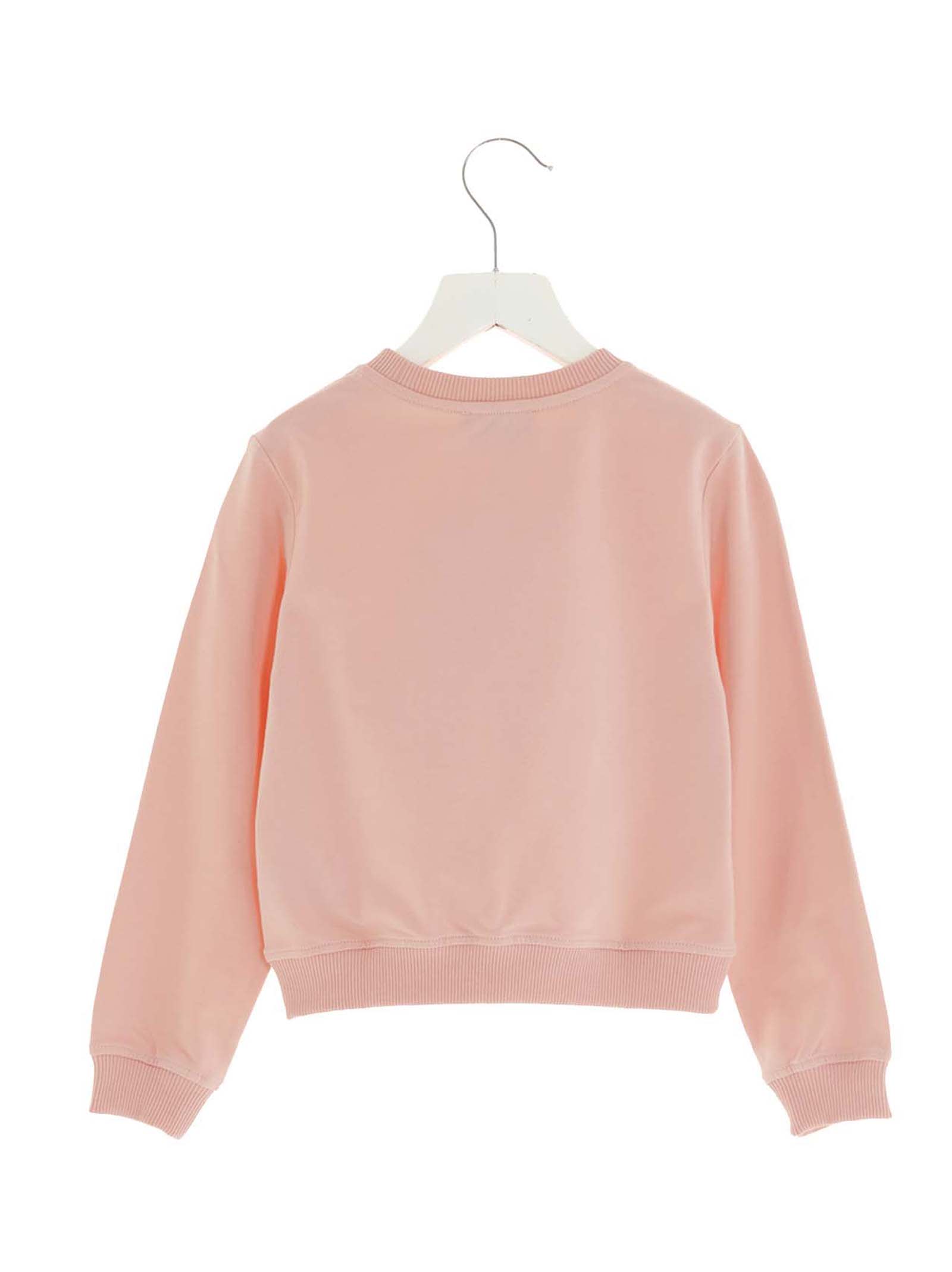 Shop Moschino Teddy Fragole Sweatshirt In Pink