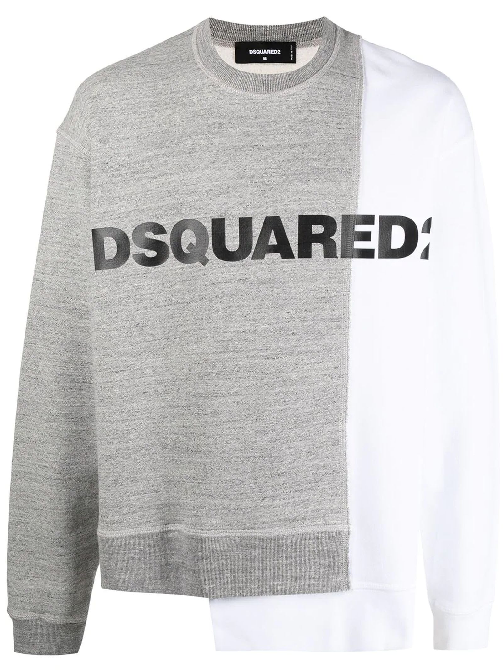 Dsquared2 Grey And White Sweatshirt