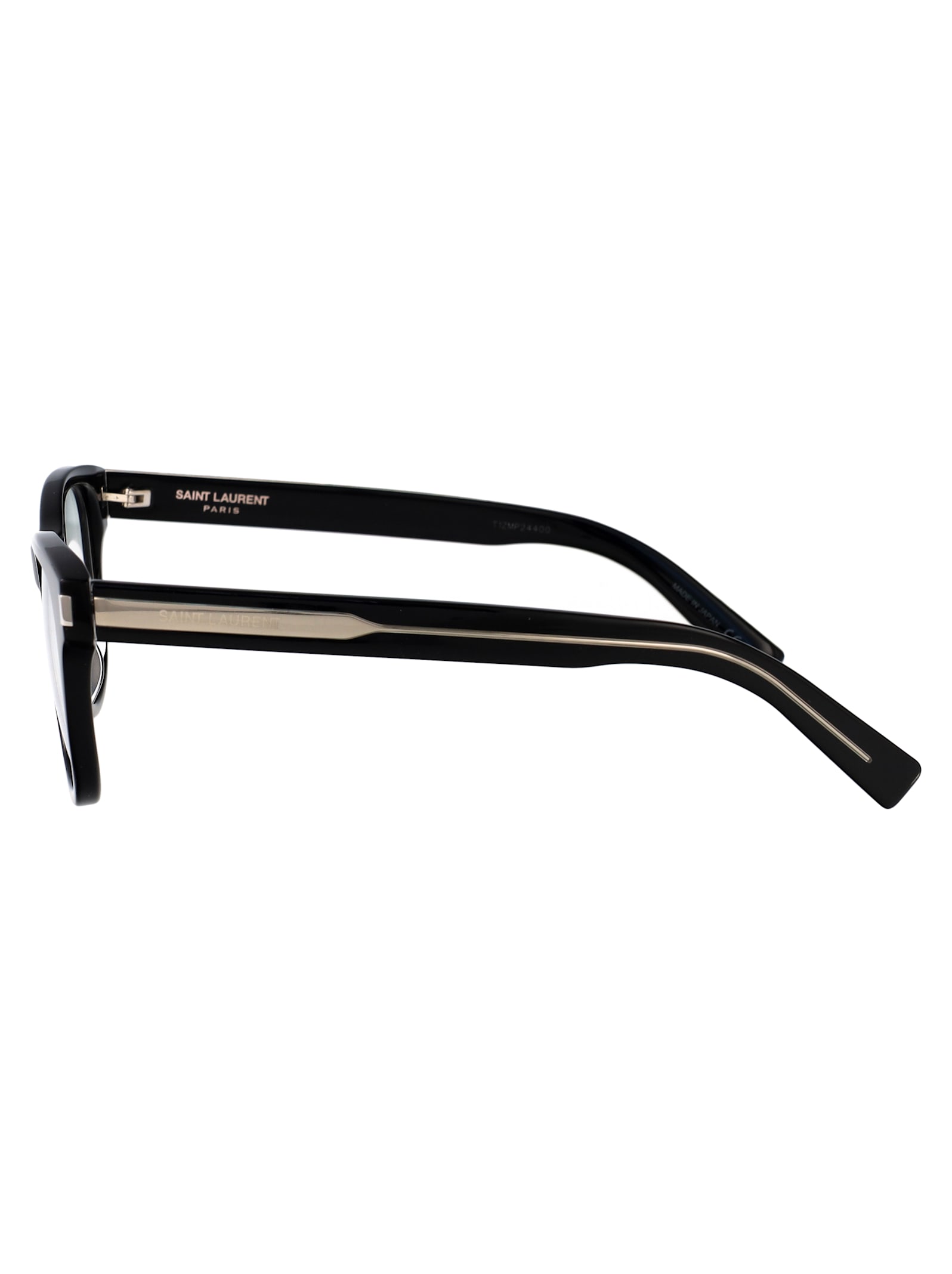 Saint Laurent Sl 664 Glasses In 001 Black Crystal Transparent