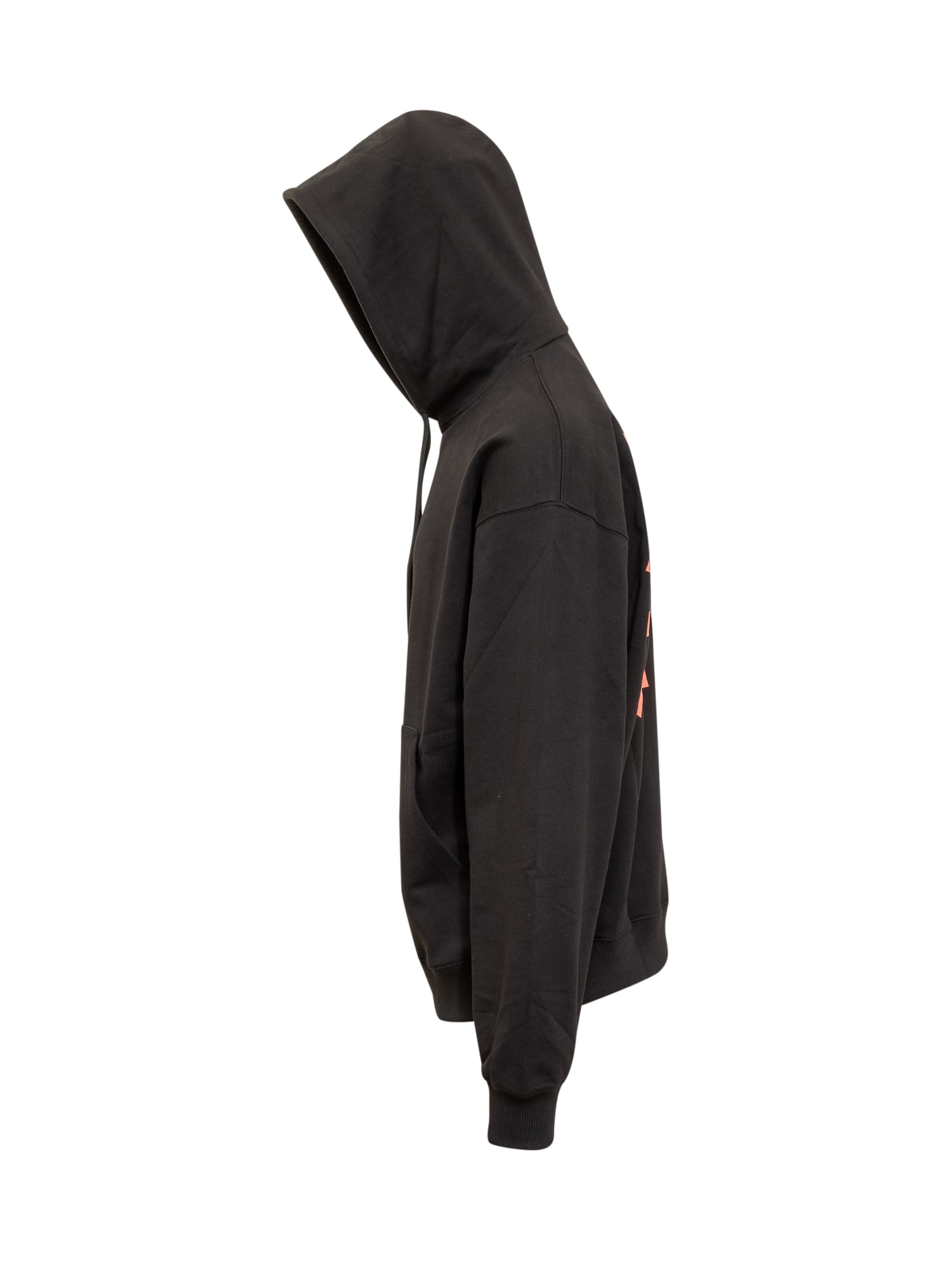 44 Label Group Hoodie With Logo In Black
