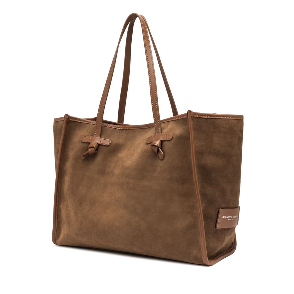 Shop Gianni Chiarini Marcella Bag In Cognac