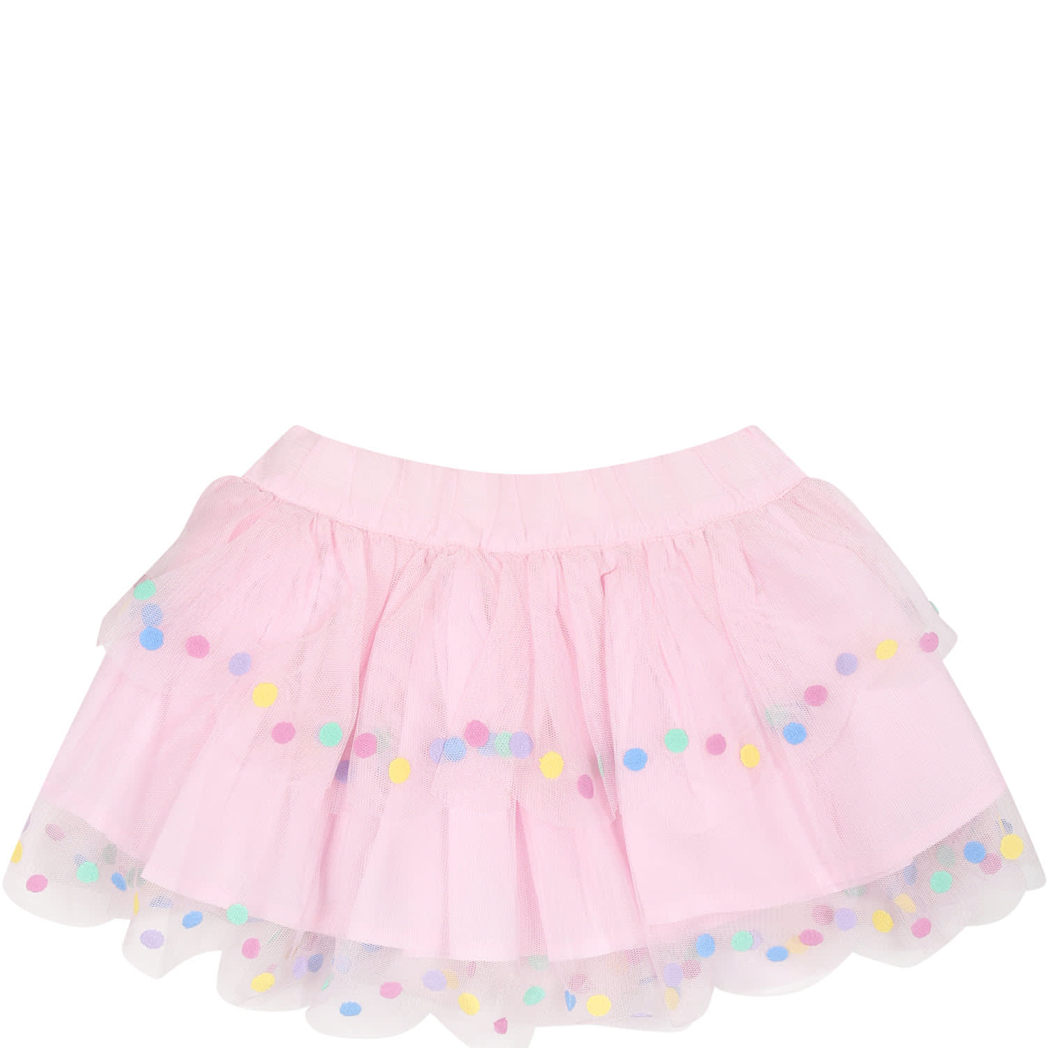Stella Mccartney Kids' Pink Tulle Skirt For Baby Girl