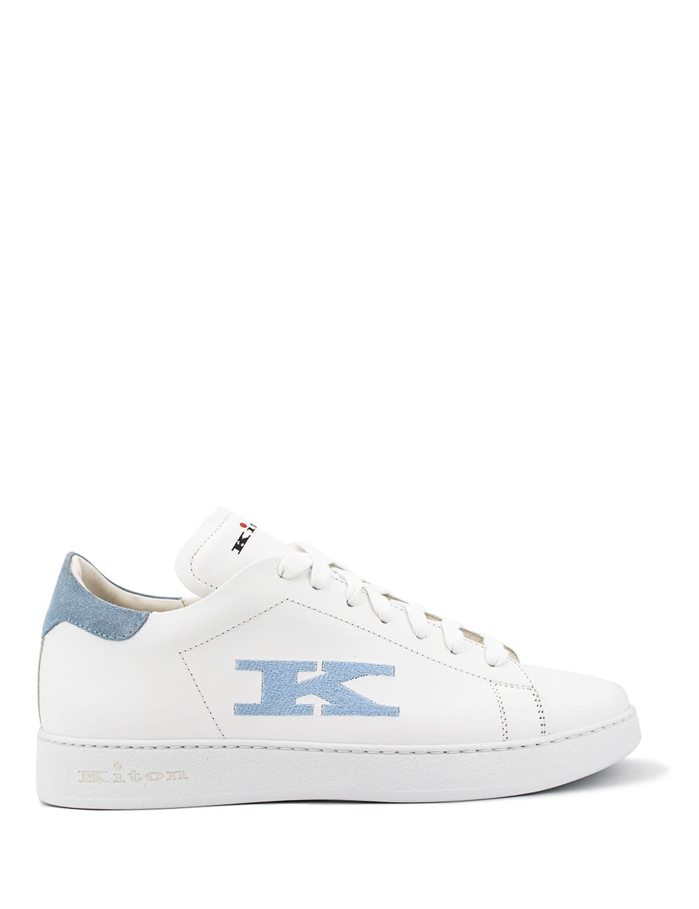 Shop Kiton Sneakers In White/ice